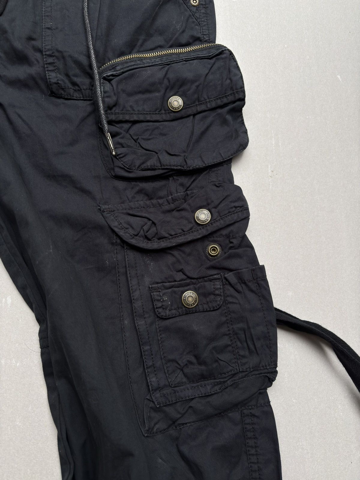 Japanese Brand COSI lace up flare cArgo pants Size US 28 / EU 44 - 3 Thumbnail