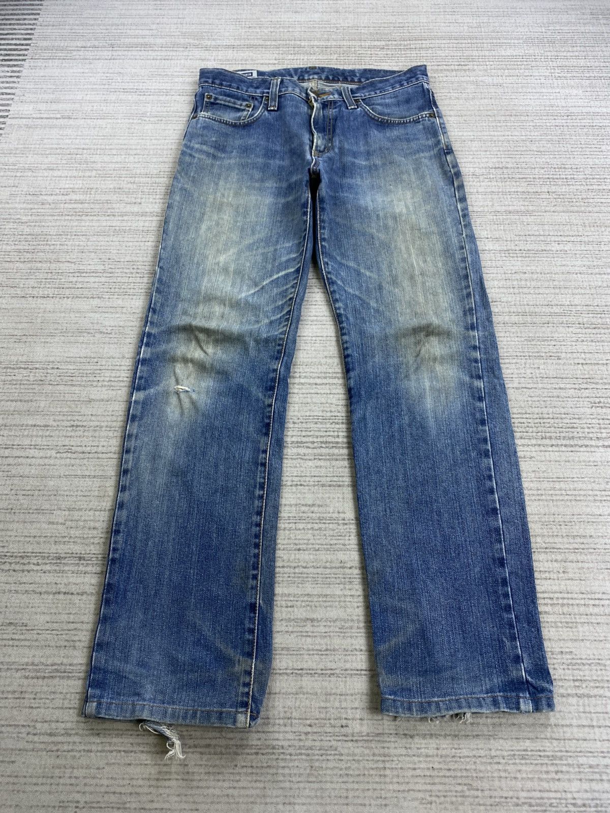 Edwin × Japanese Brand × Vintage Vintage Edwin 403 Japan Distressed Denim Jeans Size US 32 / EU 48 - 1 Thumbnail
