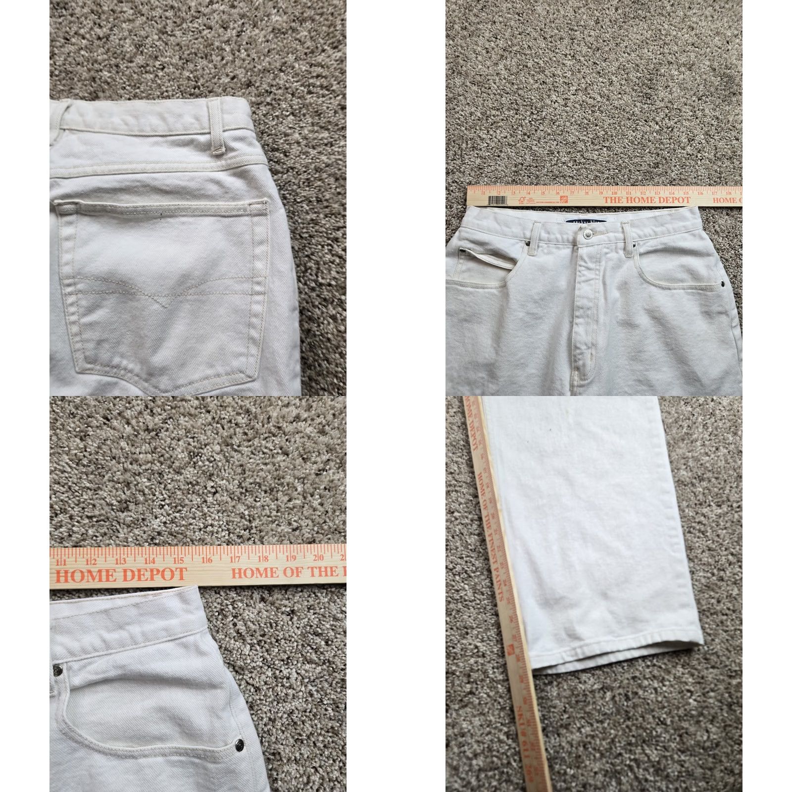 Anchor Blue Anchor Blue Beyond Baggy Jeans 90s Straight Denim White 31x29 Men's Jeans Baggy 5-Pocket Denim Cotton Relaxed Vintage 90s Grunge Baggy Jeans Shoes? Size US 31 - 9 Thumbnail