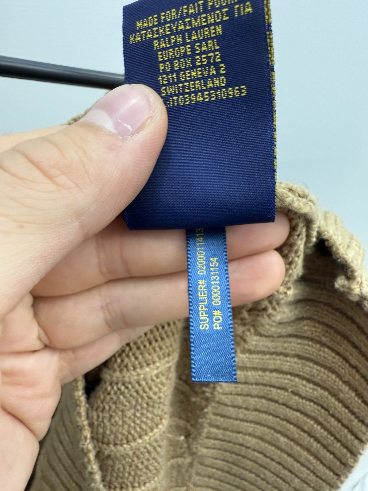 Polo Ralph Lauren Polo Ralph Lauren Cable Knit Cotton Sweater Size US XL / EU 56 / 4 - 6 Thumbnail