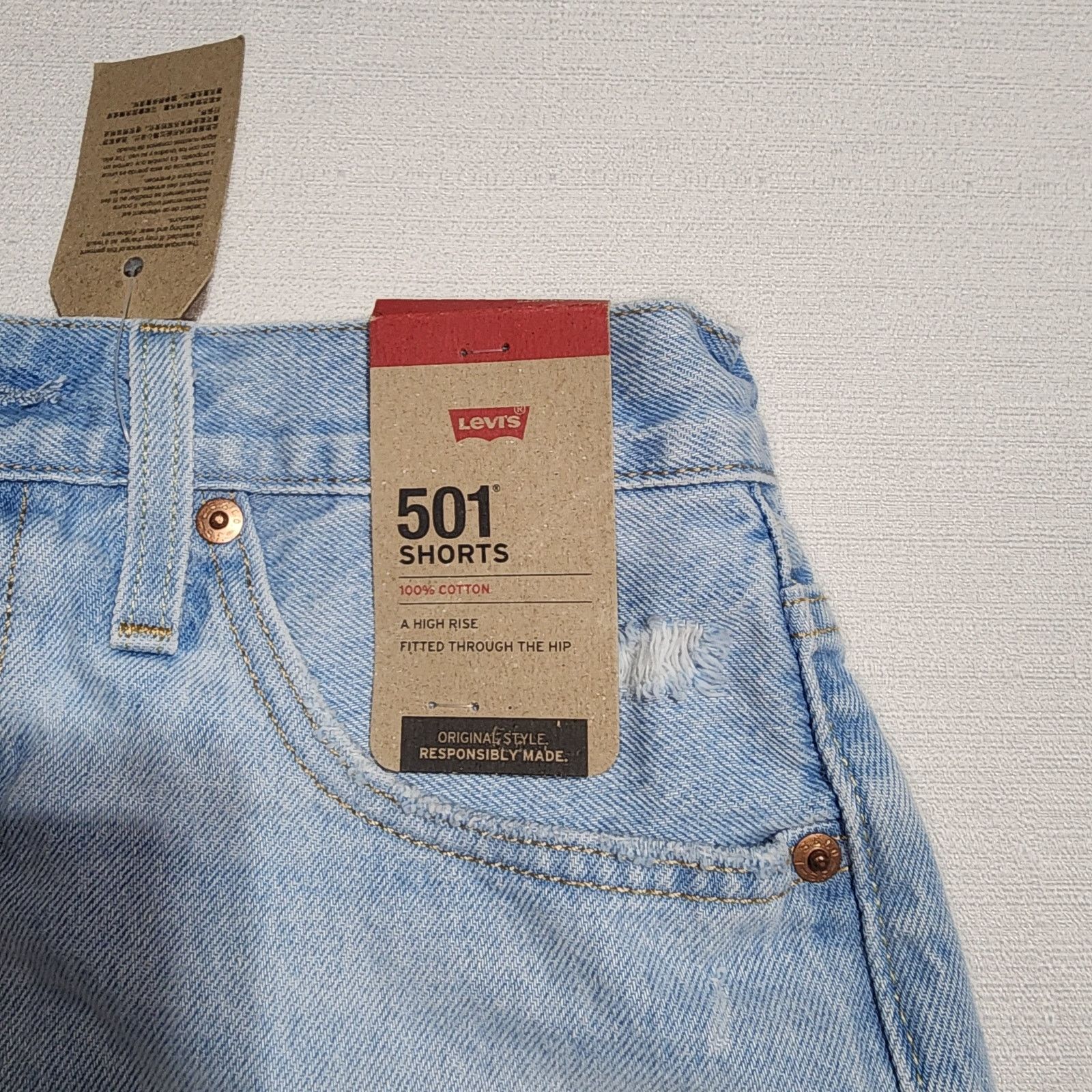 Levi's Levi's women's shorts 501 button fly W26'' Size 26" / US 2 / IT 38 - 3 Thumbnail