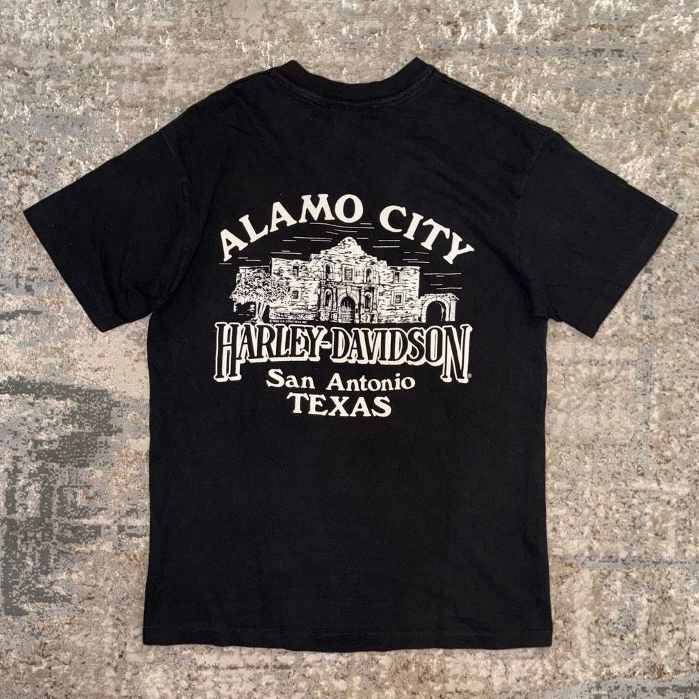 Harley Davidson Harley Davidson 1992 San Antonio Alamo City T-Shirt Mens M Size US M / EU 48-50 / 2 - 2 Thumbnail