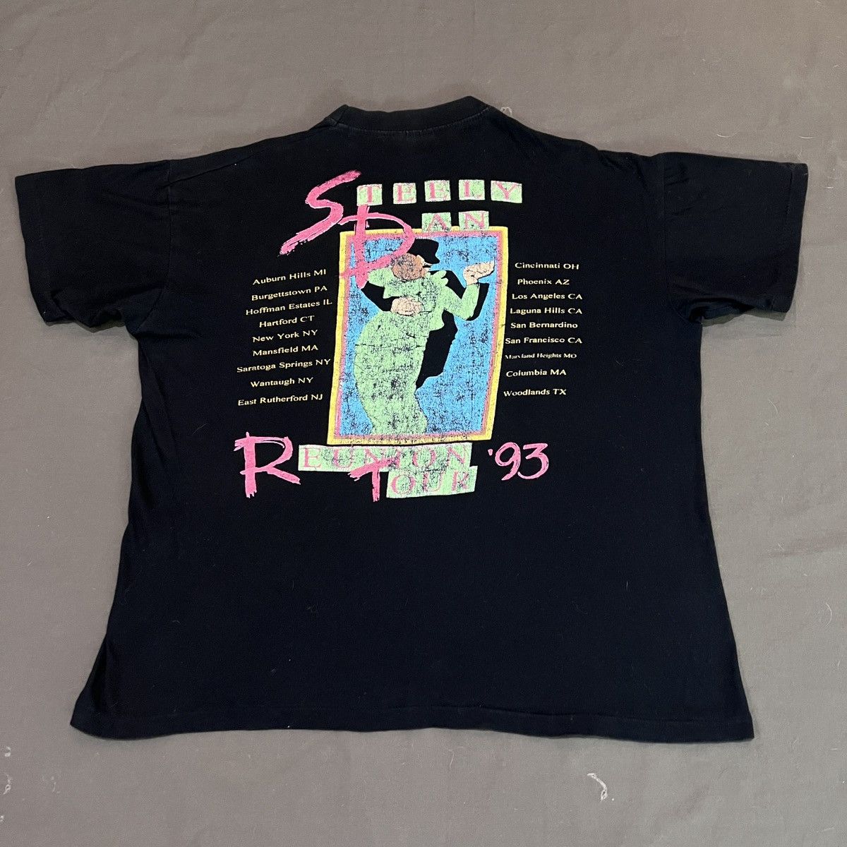 Band Tees × Vintage Vintage 90s 1993 Steely Dan Promo Tour Tee L Size US L / EU 52-54 / 3 - 2 Thumbnail