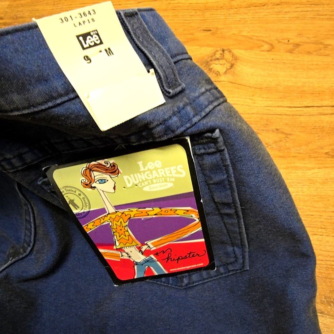 Lee Vintage Lee Dungarees Hipster Jeans Flare Leg Blue Denim 9 M Size 30" / US 8 / IT 44 - 5 Thumbnail