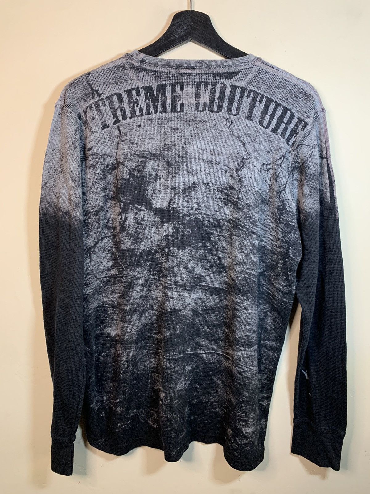 Vintage RARE Vintage Xtreme Couture Dead Or Alive Knit Thermal Shirt Size US XL / EU 56 / 4 - 2 Thumbnail