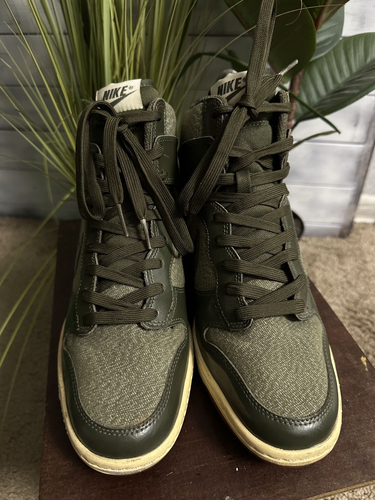Nike Rare Vintage Hi Top Sneaker Nike Size 41 Swoosh Size US 9.5 / IT 39.5 - 3 Thumbnail