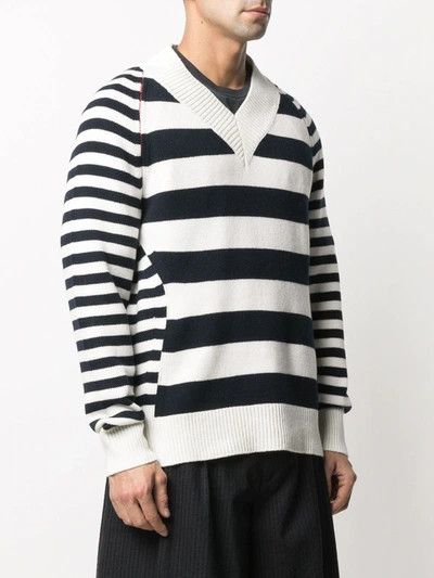 Alexander McQueen o1y1024 Sweater in White & Black Size US XS / EU 42 / 0 - 3 Thumbnail