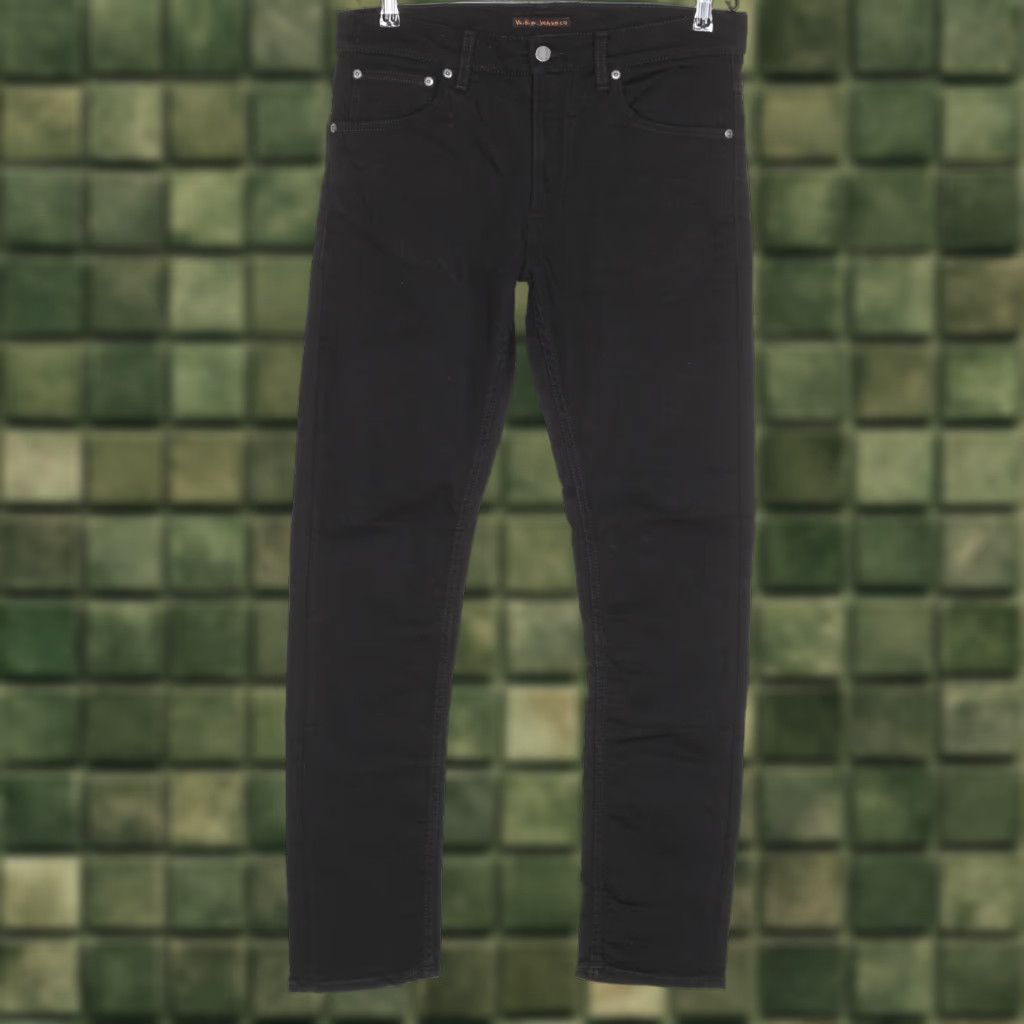 Nudie Jeans NUDIE JEANS LEAN DEAN Dry Everblack Jeans Men Size W32 L32 Slim Tapered DZ7458 Size US 32 / EU 48 - 1 Thumbnail