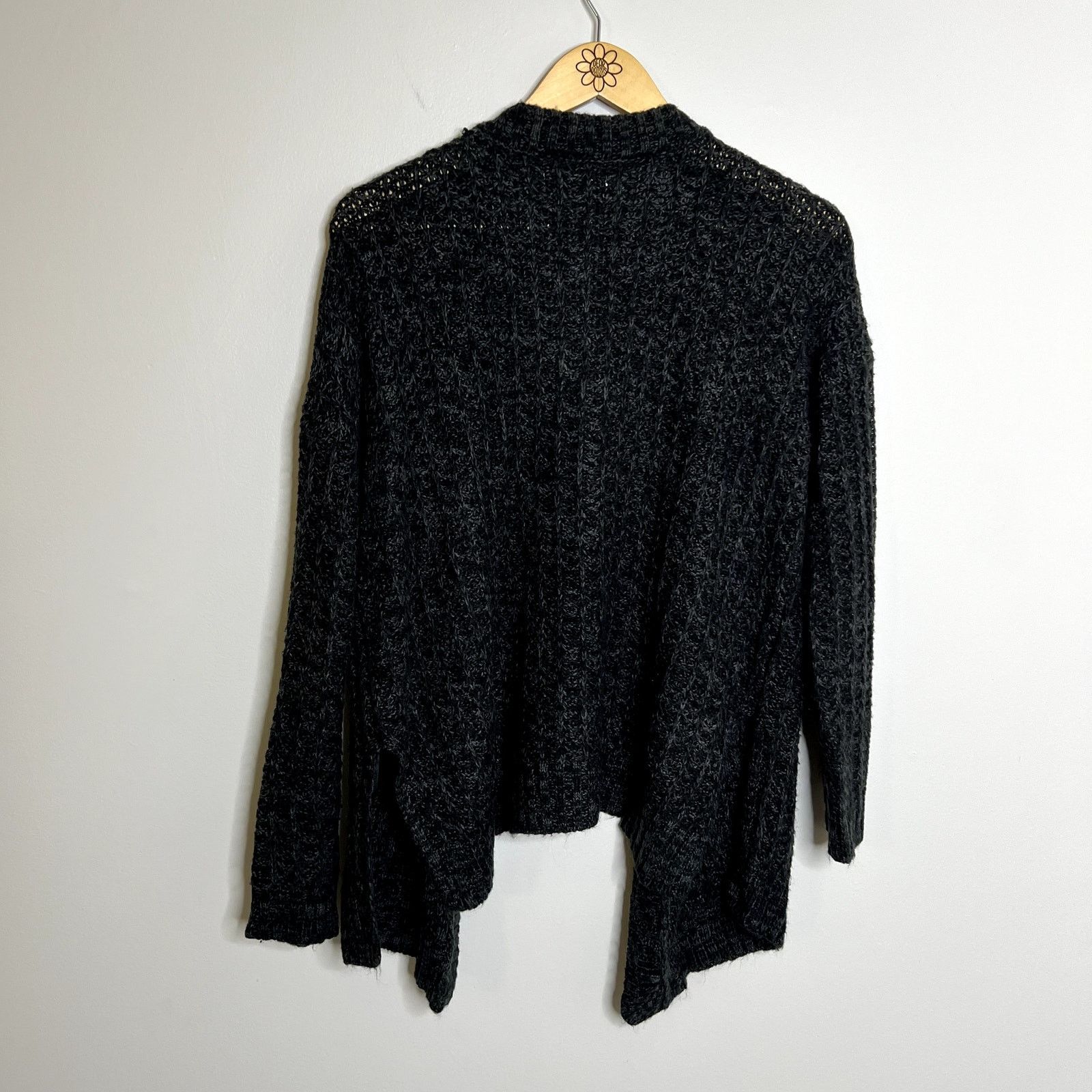Other SO Gray Knit Open Front Cardigan Sweater Size S / US 4 / IT 40 - 5 Thumbnail