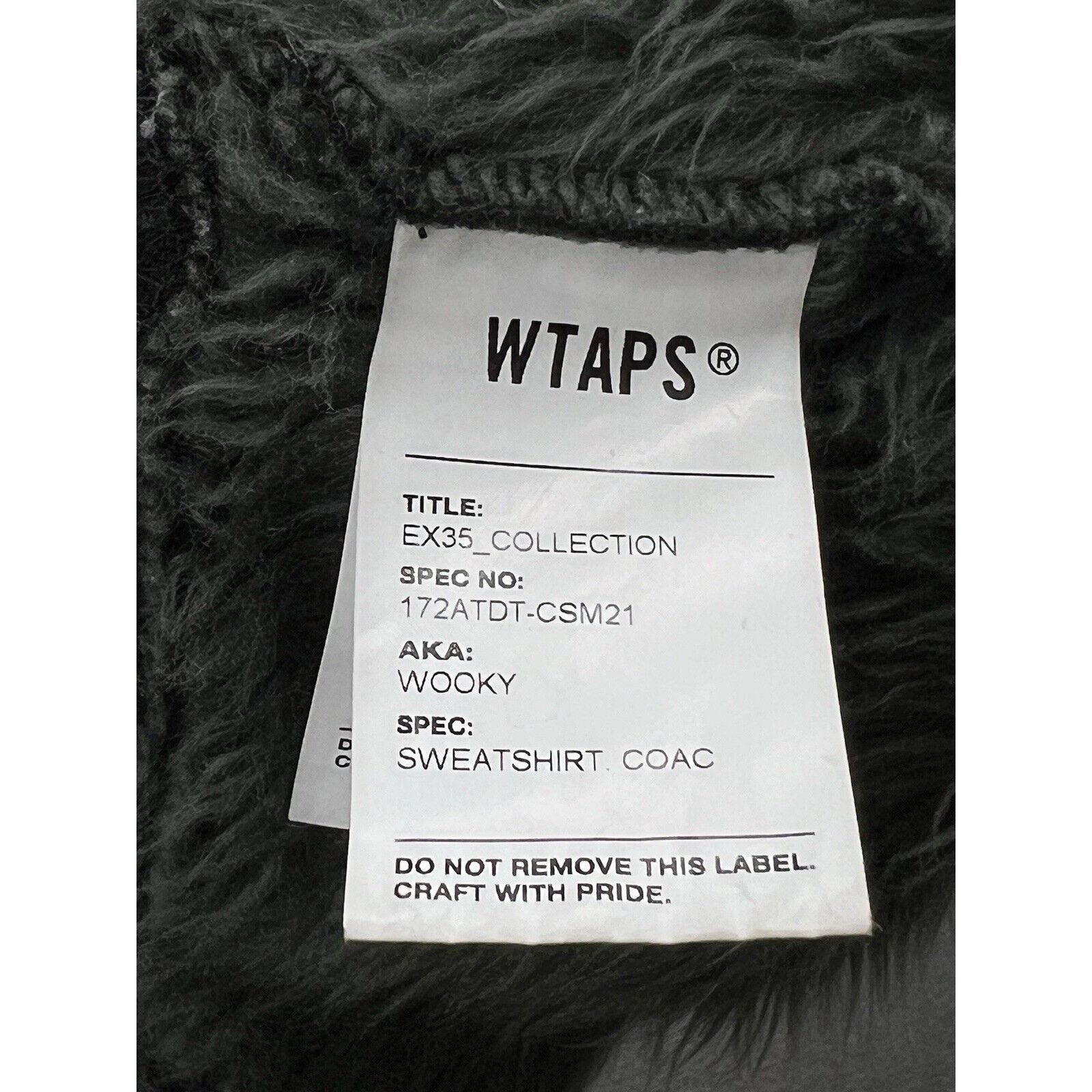 Wtaps Wtaps Wooky Black Full Zip Sweatshirt Hoodie Gents Sz. Small Size US S / EU 44-46 / 1 - 4 Thumbnail