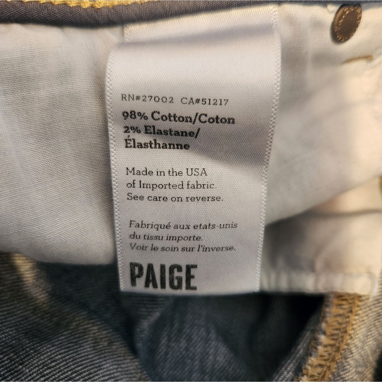 Paige Paige Premium Denim Mid Rise Jeans in Wanderlust 24 Size 24" / US 00 / IT 34 - 4 Thumbnail