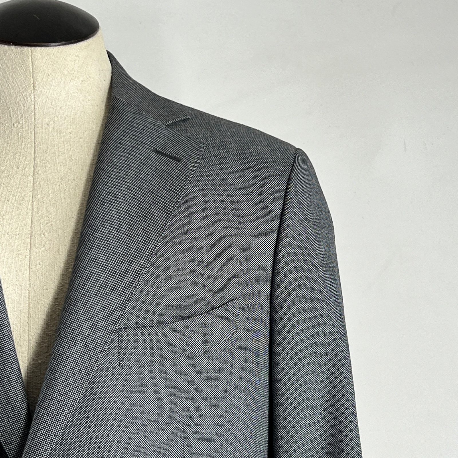 Suitsupply Suitsupply Blazer Wool Jacket Grey Pinhead Sz UE. 25 US 40 Size US M / EU 48-50 / 2 - 5 Thumbnail
