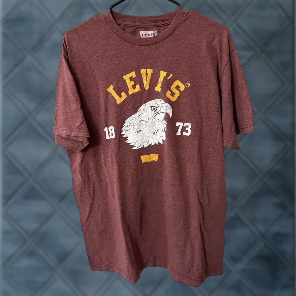 Levi's Levi's Large Red Crew Neck T-Shirt Men's 90s Classic Big Logo Size US L / EU 52-54 / 3 - 1 Thumbnail