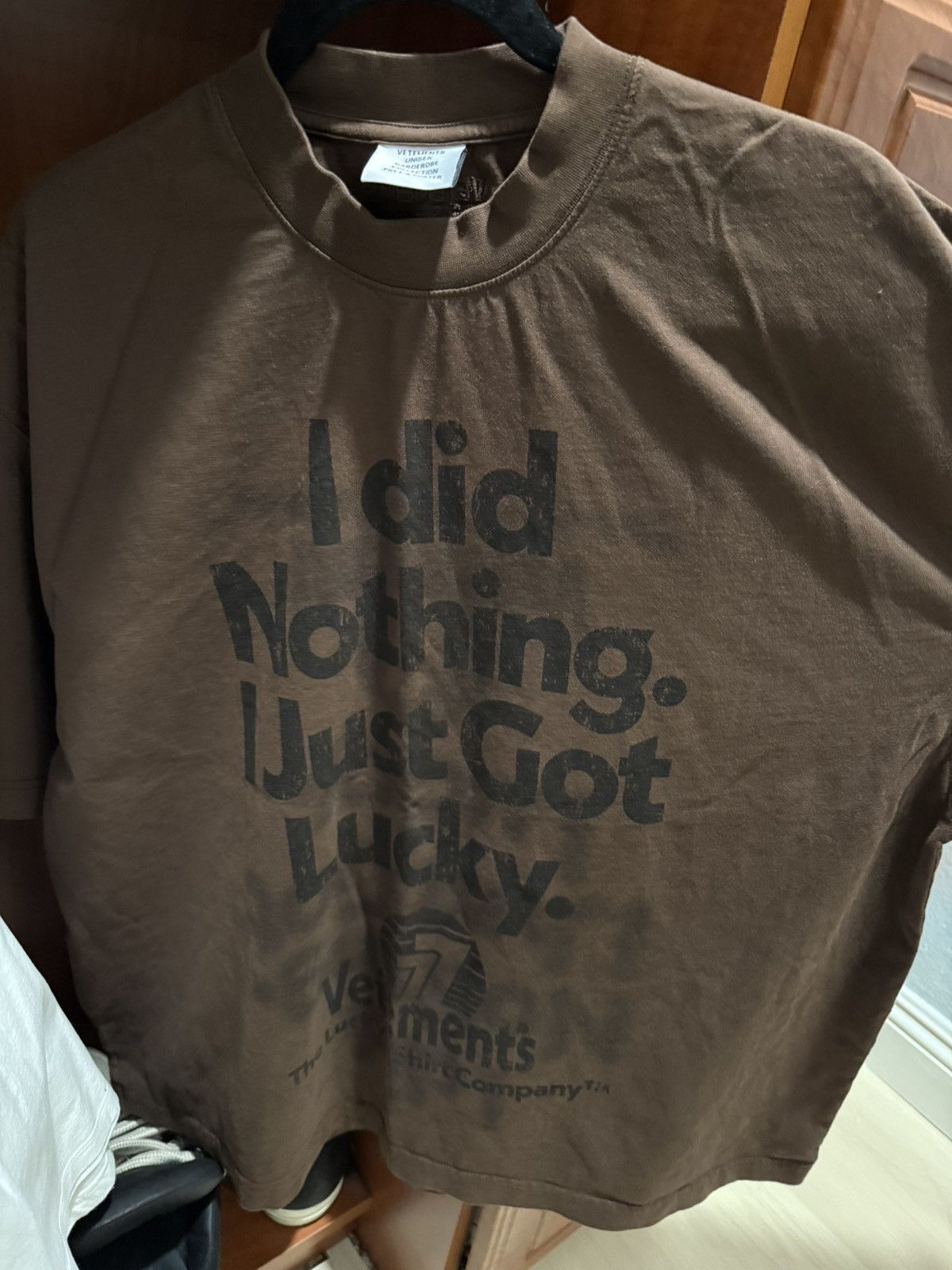 Travis Scott × Vetements VETEMENTS Travis Scott I got lucky t shirt Size US M / EU 48-50 / 2 - 8 Thumbnail