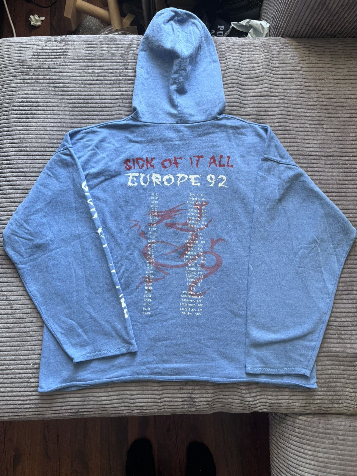 Band Tees Vintage 90s Sick of it All Hoodie stand alone Hardcore band Size US L / EU 52-54 / 3 - 5 Thumbnail