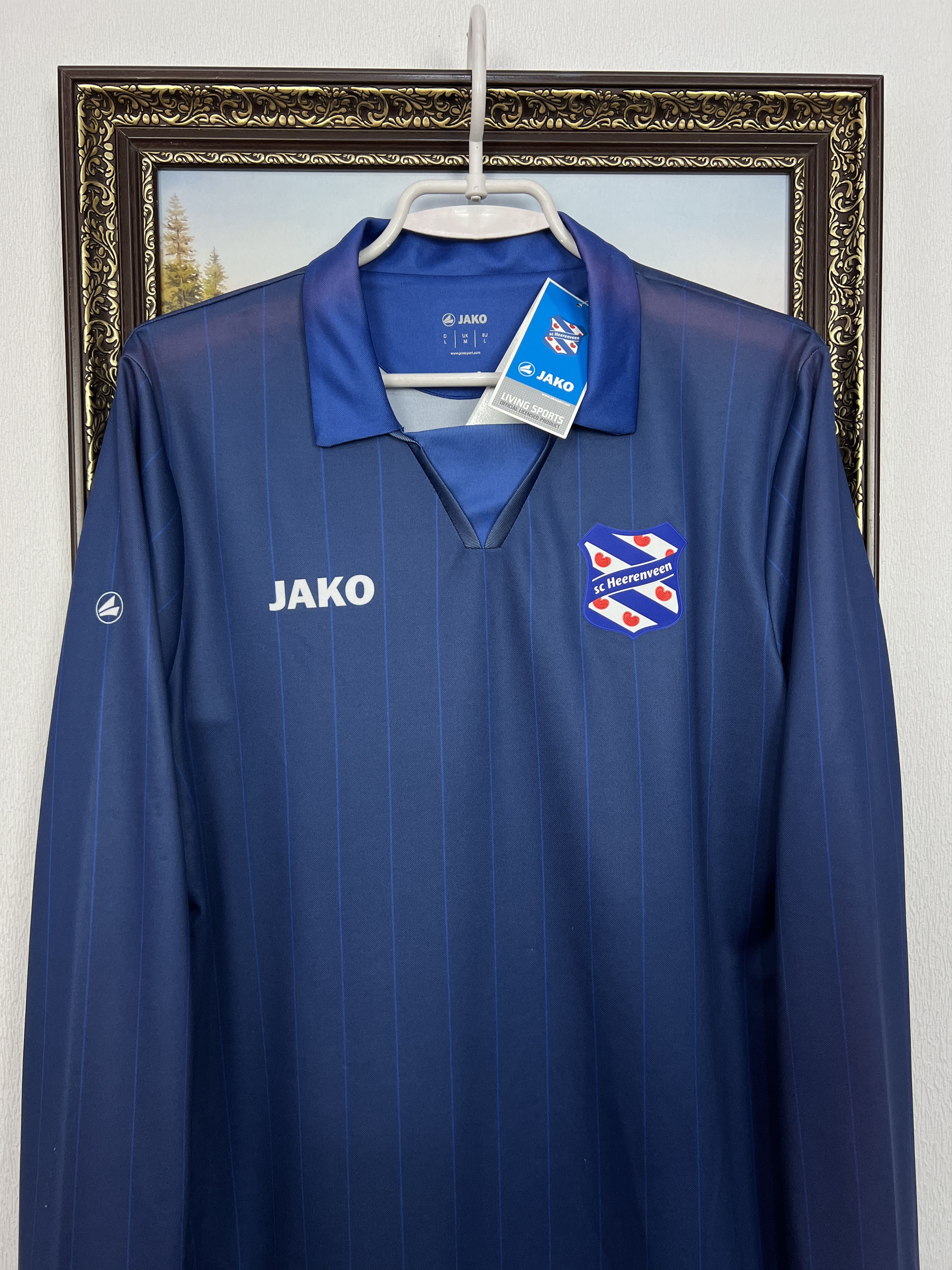 Vintage SC Heerenveen football shirt Long Sleeve Jersey Trikot Size US L / EU 52-54 / 3 - 2 Thumbnail