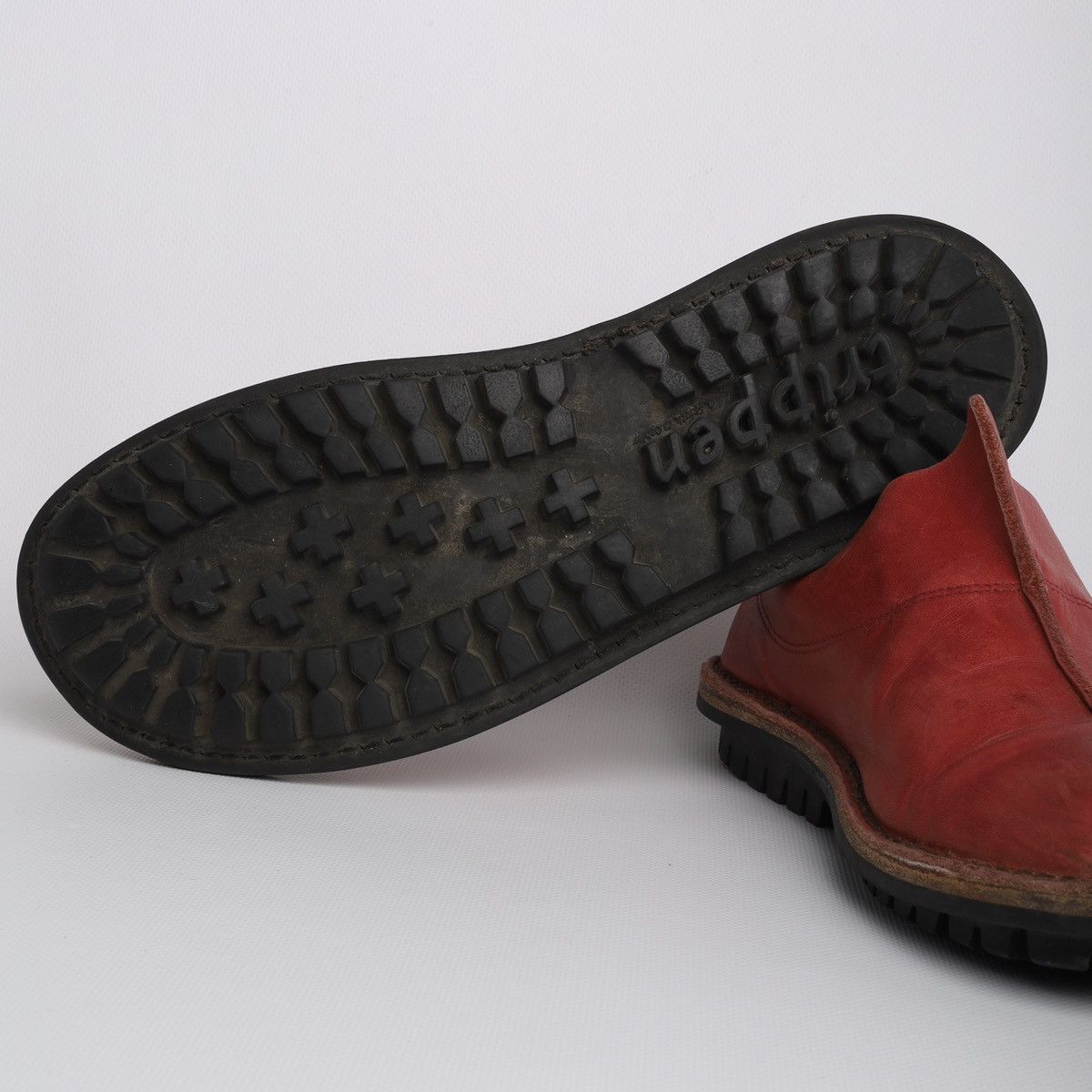 Trippen Trippen Leather Red Shoes Avantgarde Low Size US 11 / IT 41 - 17 Thumbnail