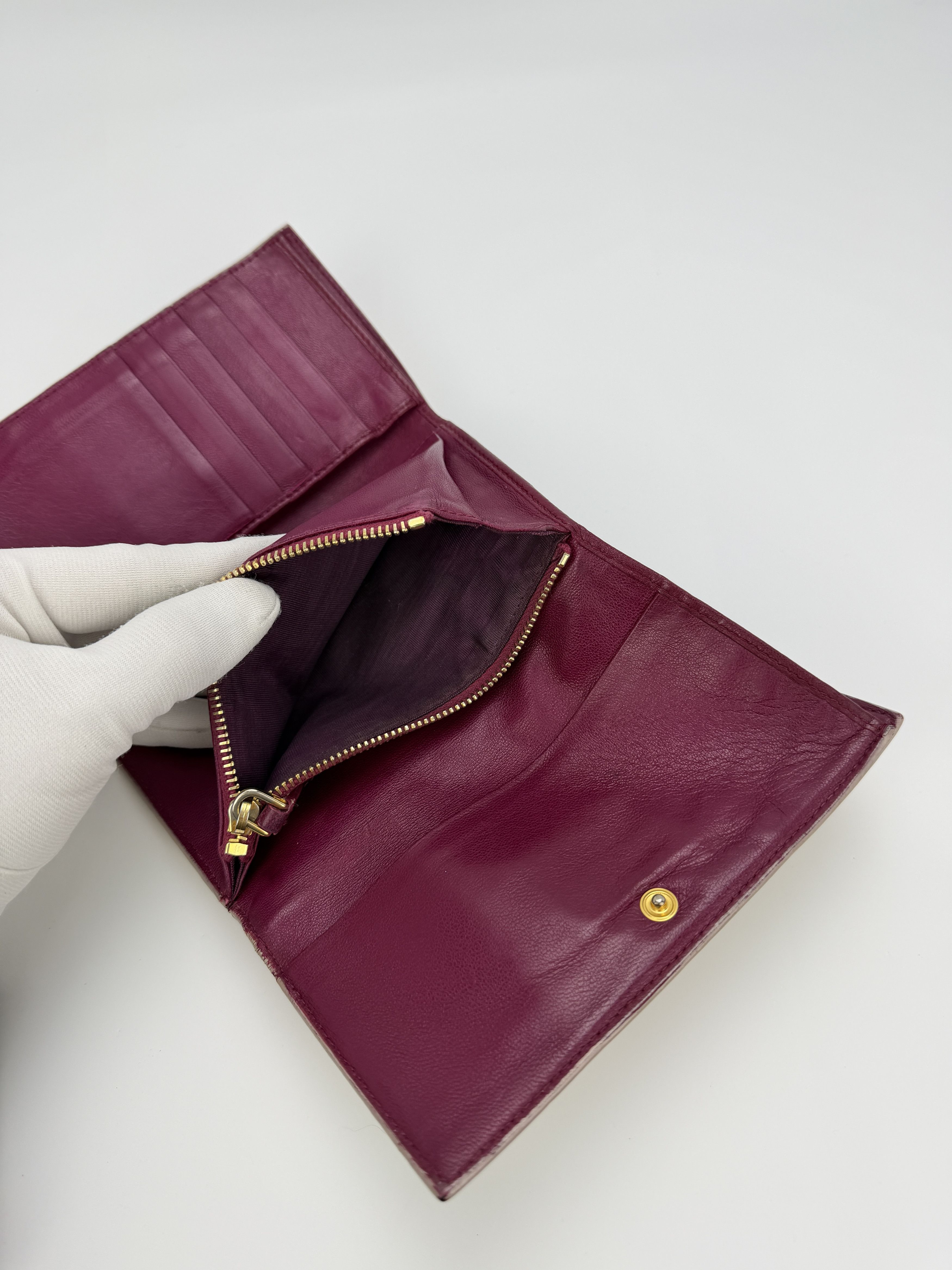 Miu Miu Vintage Miu Miu Patent Leather Wallet Size ONE SIZE - 5 Thumbnail