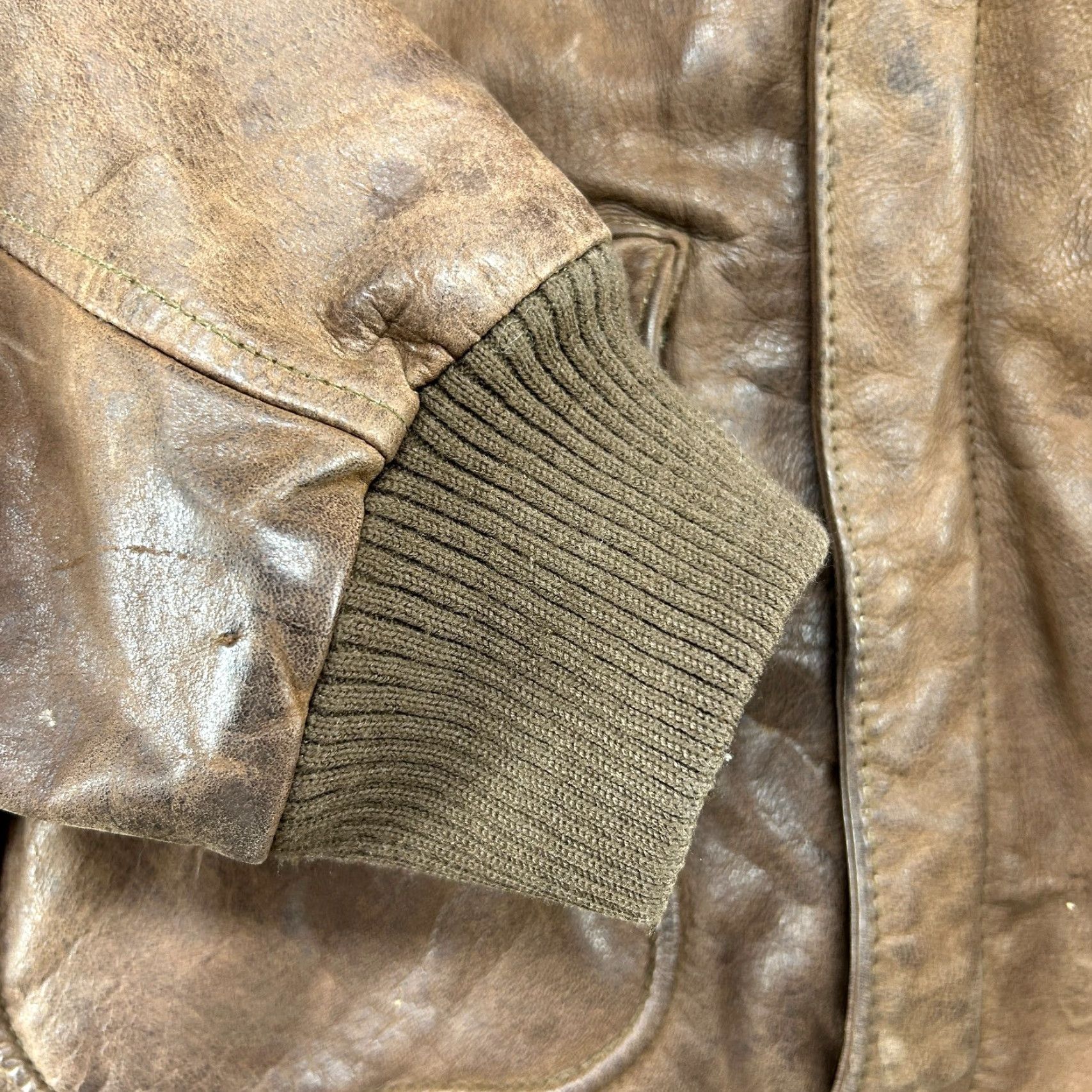 Vintage VINTAGE Adventure Bound Jacket Mens M Brown Leather Thinsulate Flight A2 90s Accessories Pockets Skiing Bomber Zip Brown Leather 90s Mens Size US M / EU 48-50 / 2 - 5 Thumbnail