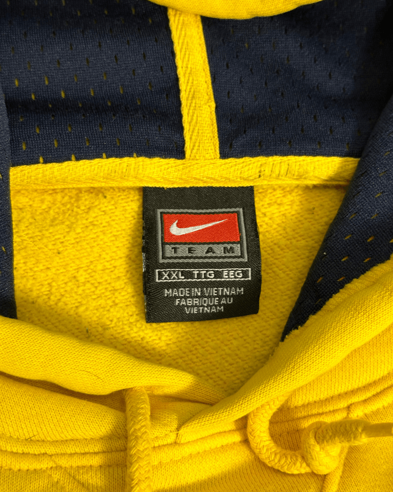 Nike × Vintage Vintage Nike Swoosh University of Michigan Hoodie XXL / 2XL Size US XXL / EU 58 / 5 - 7 Thumbnail