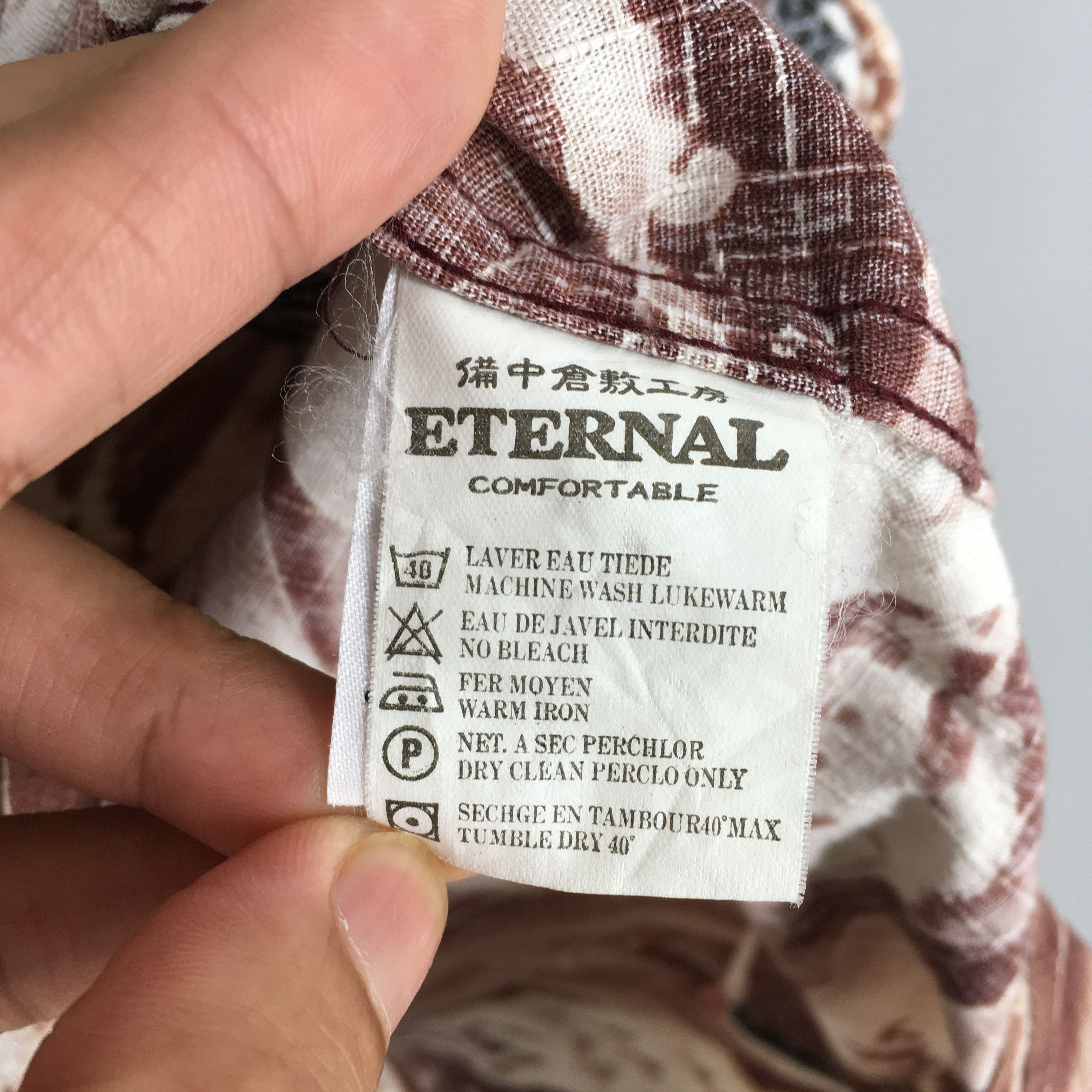 Eternal Vintage Eternal Dragon Japanese Phoenix Bird Cotton Shirt Size US M / EU 48-50 / 2 - 7 Thumbnail