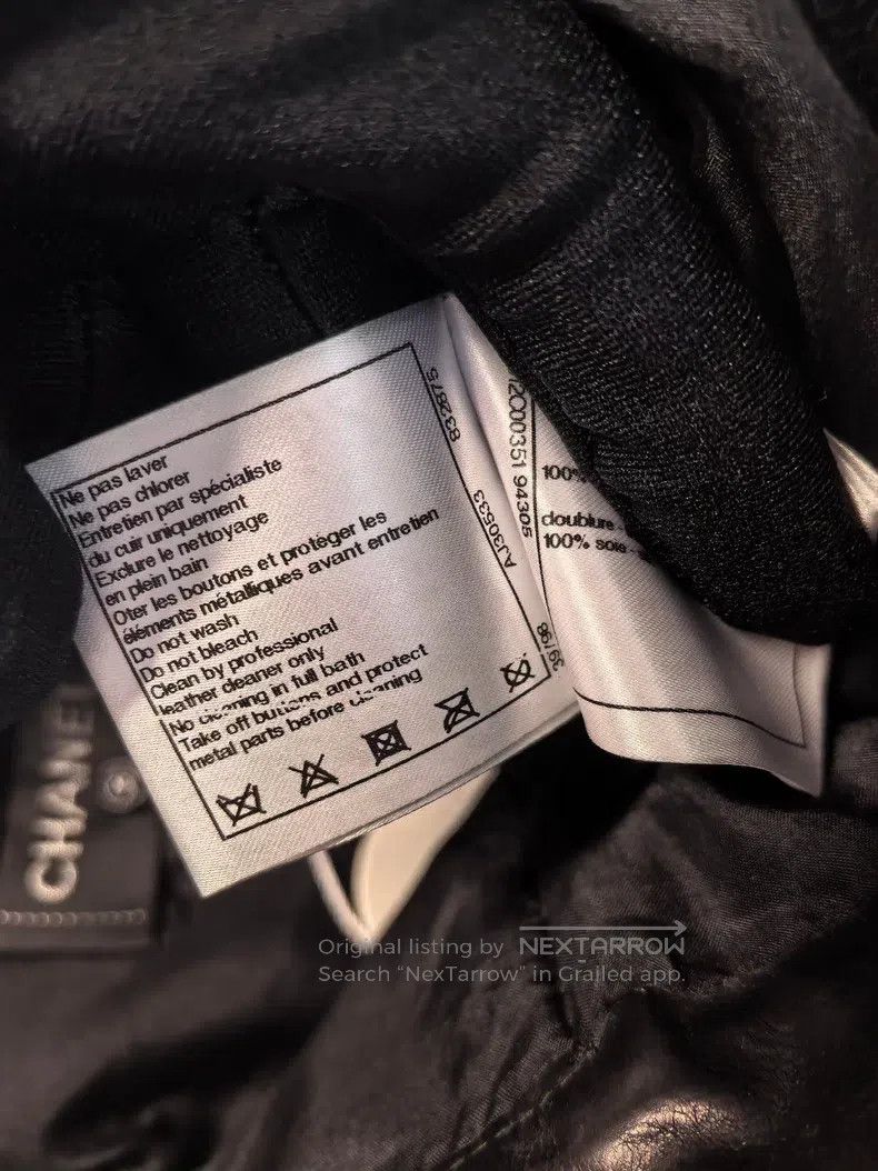 Chanel Chanel Leather pants Size 42" / US 20 - 6 Thumbnail
