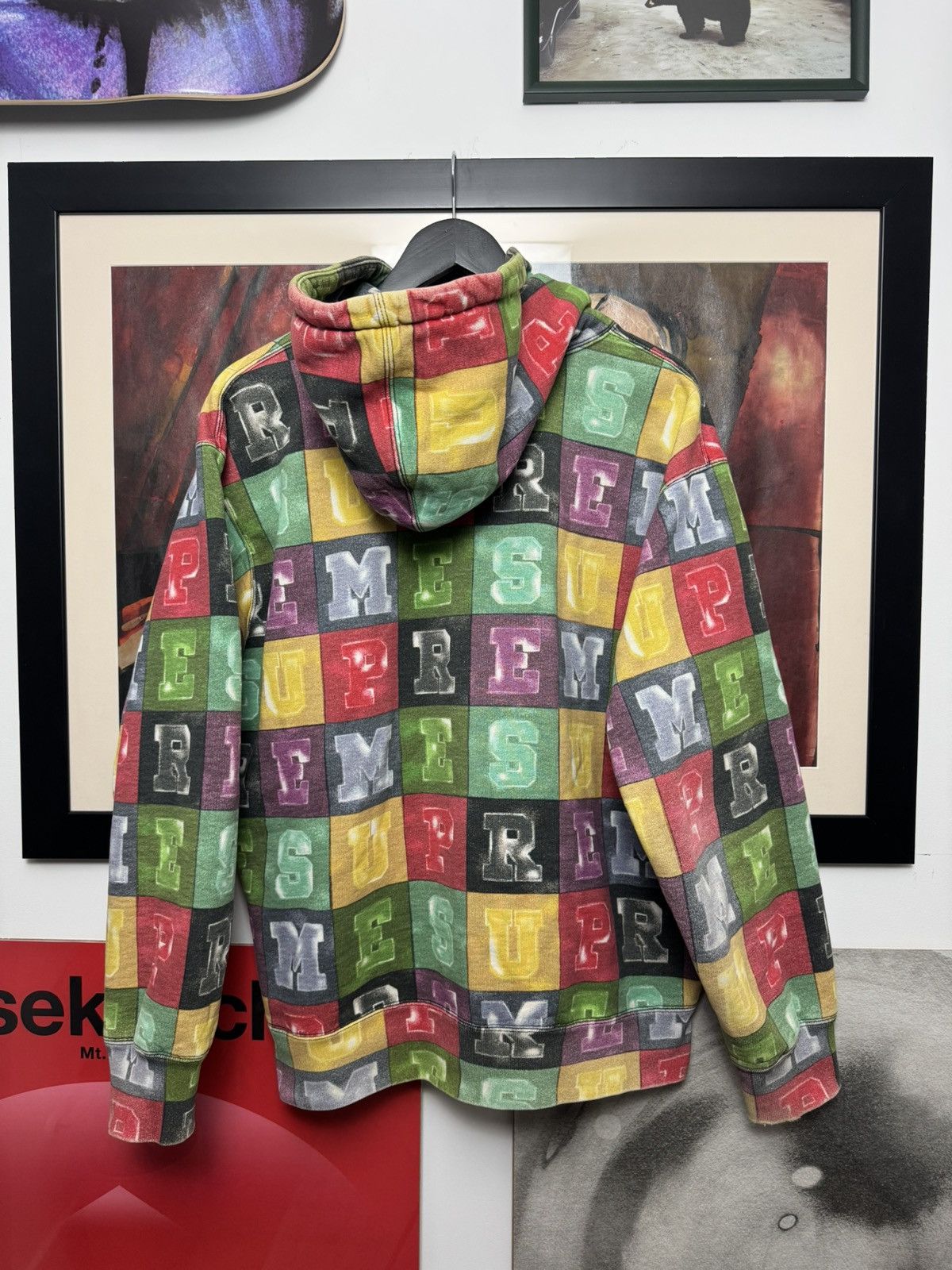 Supreme FW20 Supreme Blocks Hoodie Skate Streetwear Fullprint Rare Size US M / EU 48-50 / 2 - 2 Thumbnail