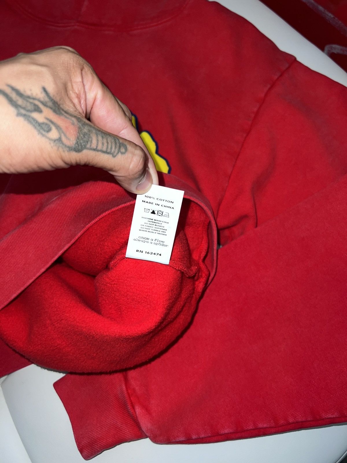Sp5der Spider red logo sweatsuit Size US M / EU 48-50 / 2 - 5 Thumbnail