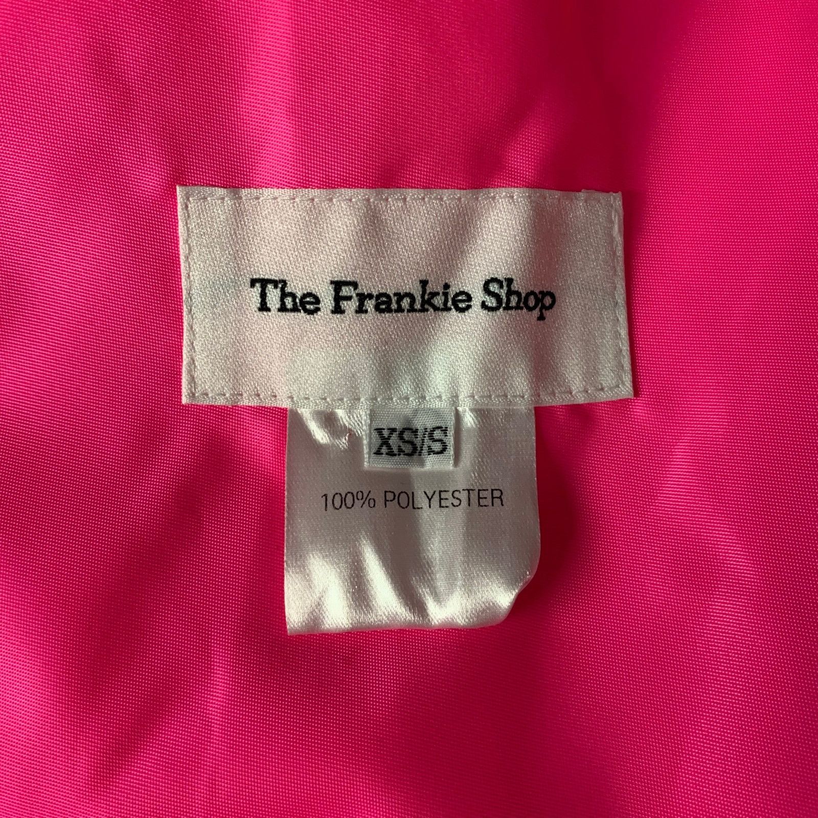 Frankie Shop THE FRANKIE SHOP Size XS/S Pink Polyester Shirt Jacket Shirt Size XS / US 0-2 / IT 36-38 - 4 Thumbnail