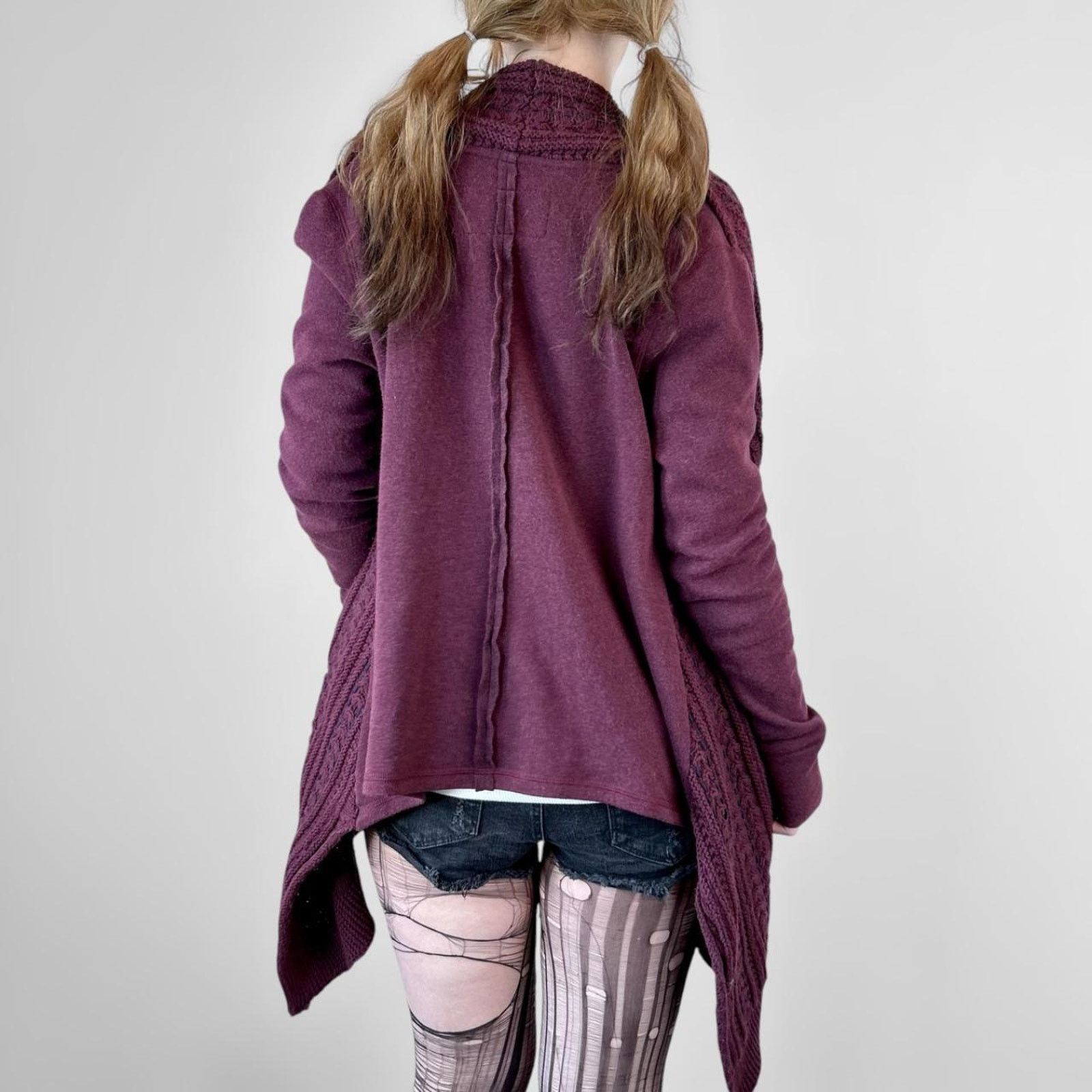 Anthropologie boho grunge layered brown cardigan Size M / US 6-8 / IT 42-44 - 7 Thumbnail
