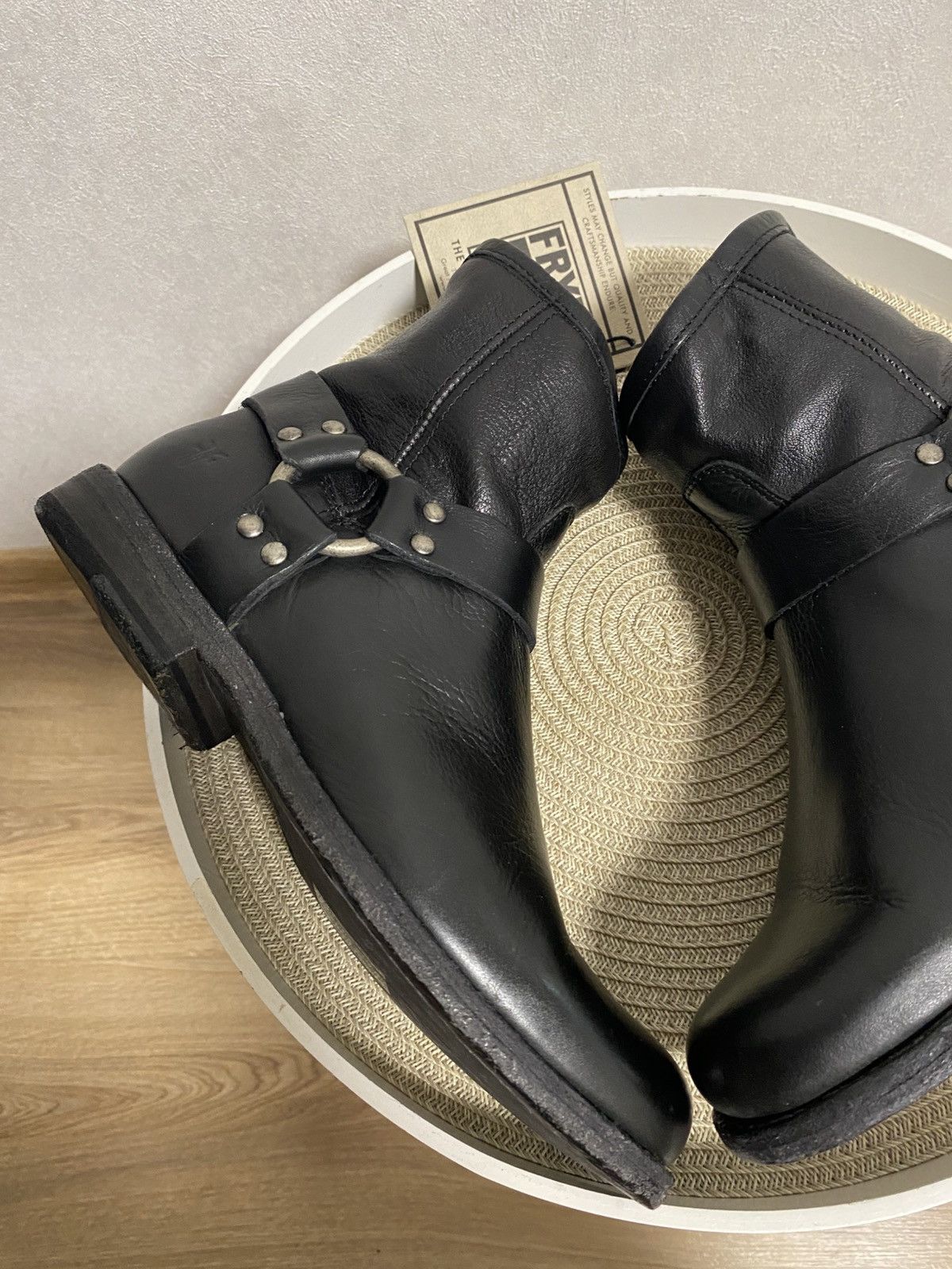 Frye Frye Phillip Harness AS98 Sendra Moto Biker Boots Size: 37 Size US 7 / IT 37 - 2 Thumbnail