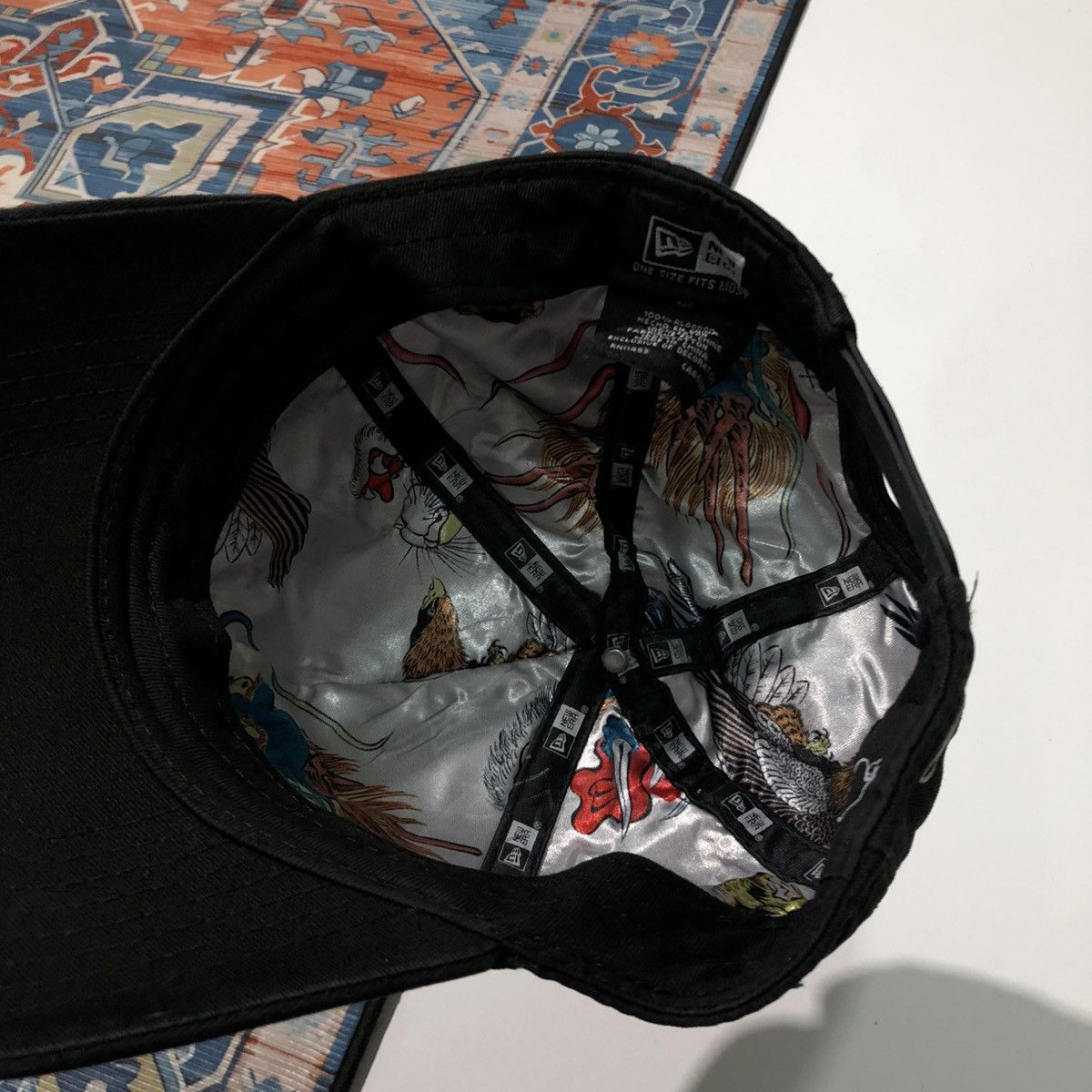 New Era Vintage New Era Tattoo Pack E-Frame Baseball Cap Black Size ONE SIZE - 8 Thumbnail