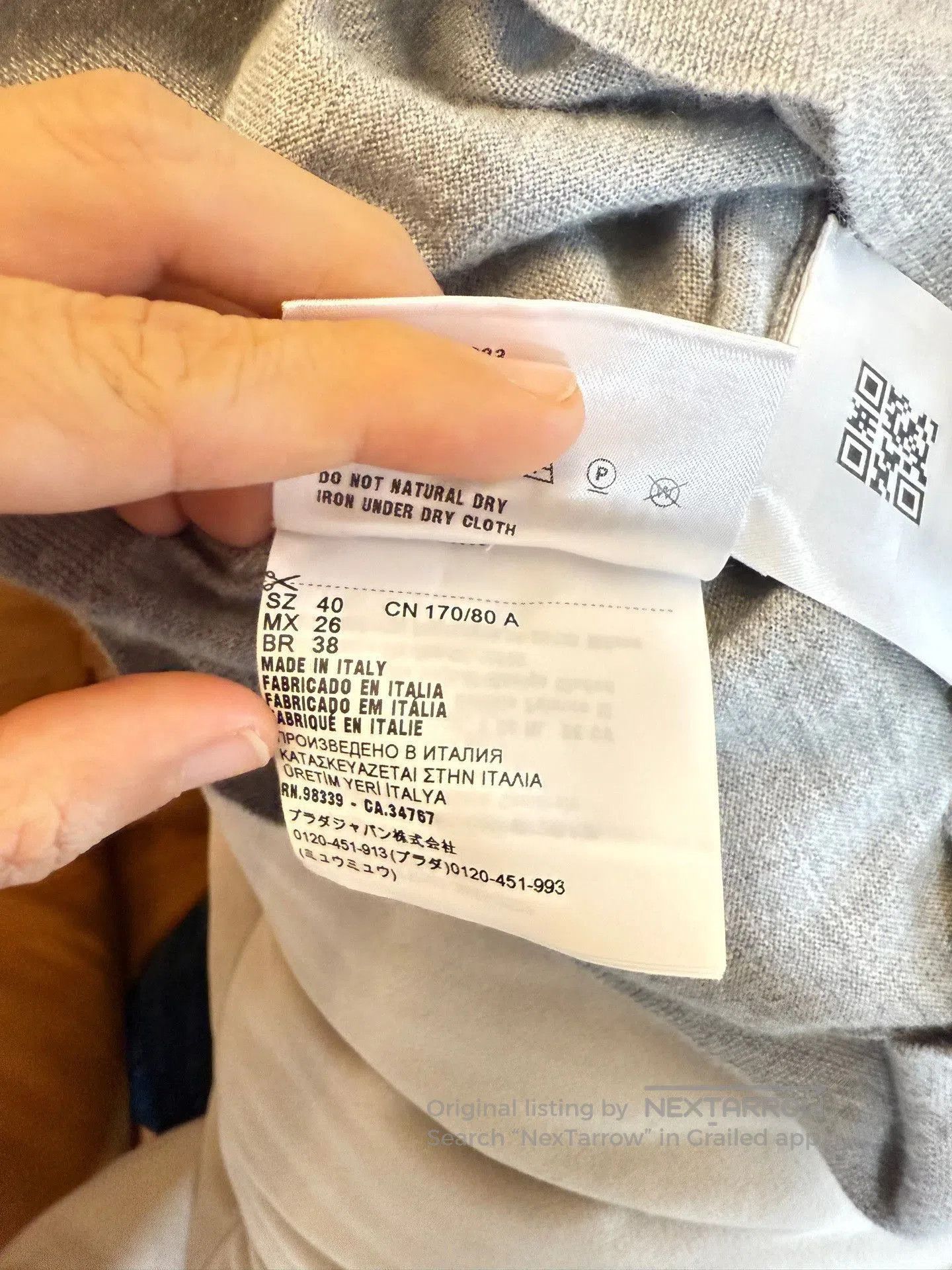 Miu Miu Miu Miu Gray Turtleneck Knit Sweater. Size S / US 4 / IT 40 - 6 Thumbnail