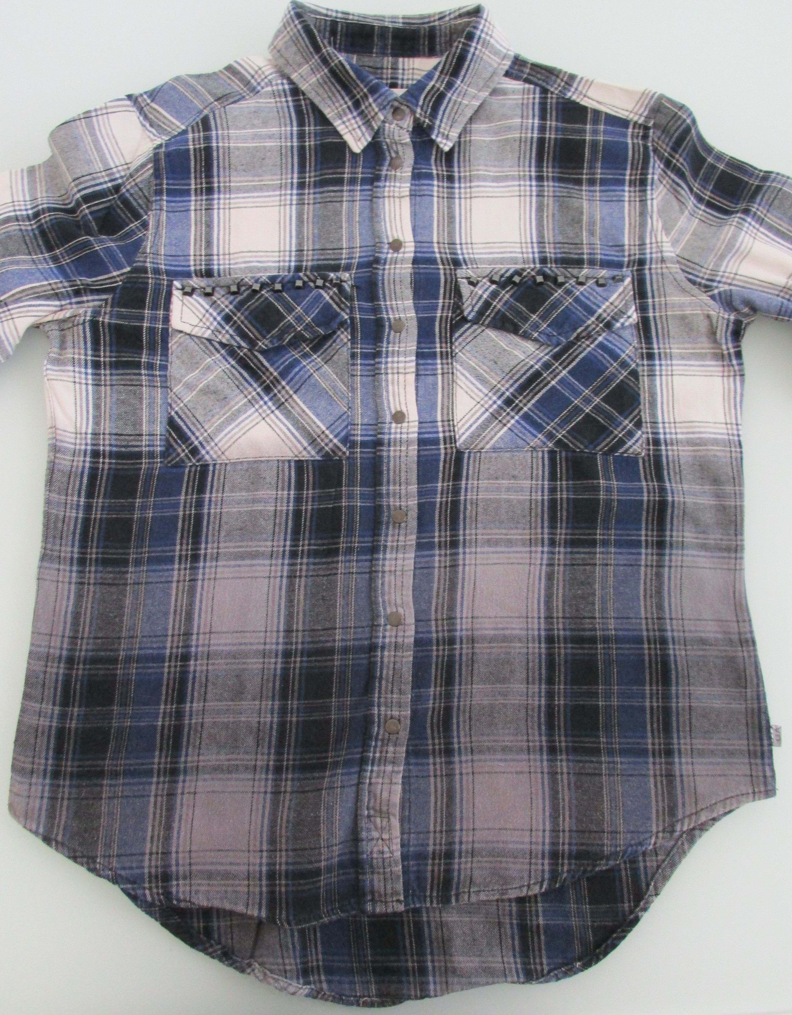 Garage Garagw Women's Ombre Flannel Shirt Size Small (Junior) Size S / US 4 / IT 40 - 6 Thumbnail