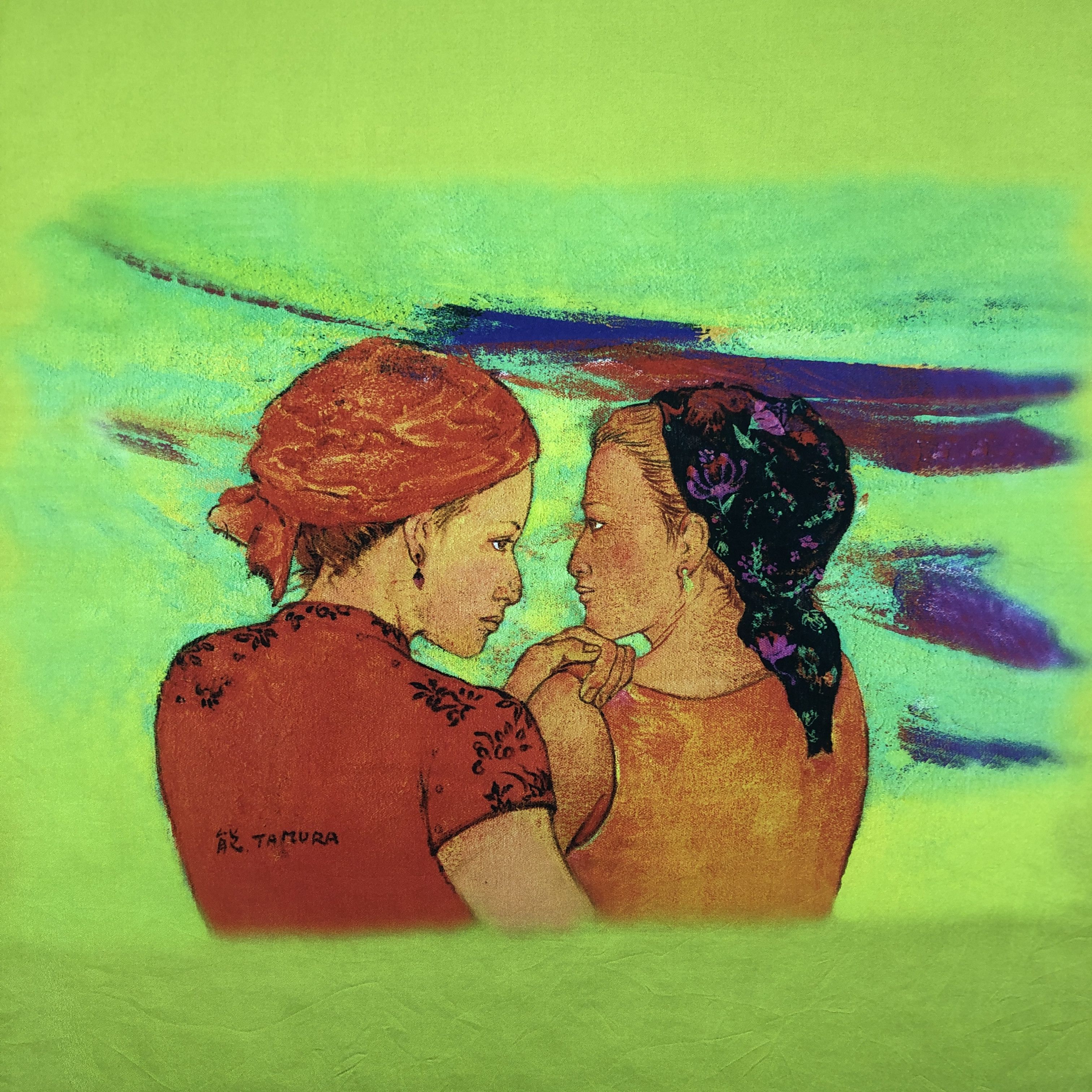 Fuck Art, Make Tees Vintage Kawashima SILK Scarf Twill Stole Wraps Scarves Size ONE SIZE - 7 Thumbnail