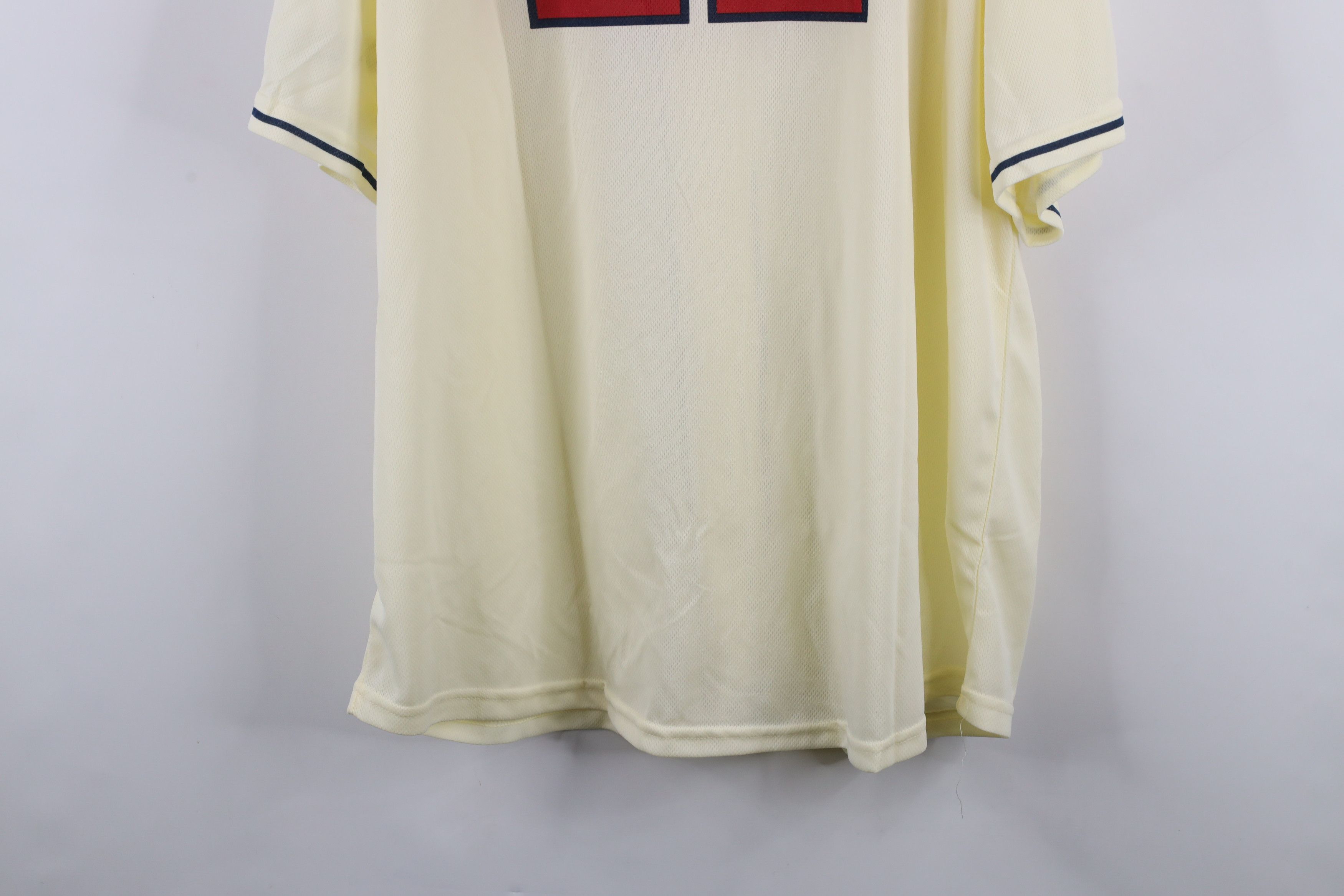 Vintage Vintage Negro League Detroit Stars Baseball Jersey Cream Size US XXL / EU 58 / 5 - 12 Thumbnail