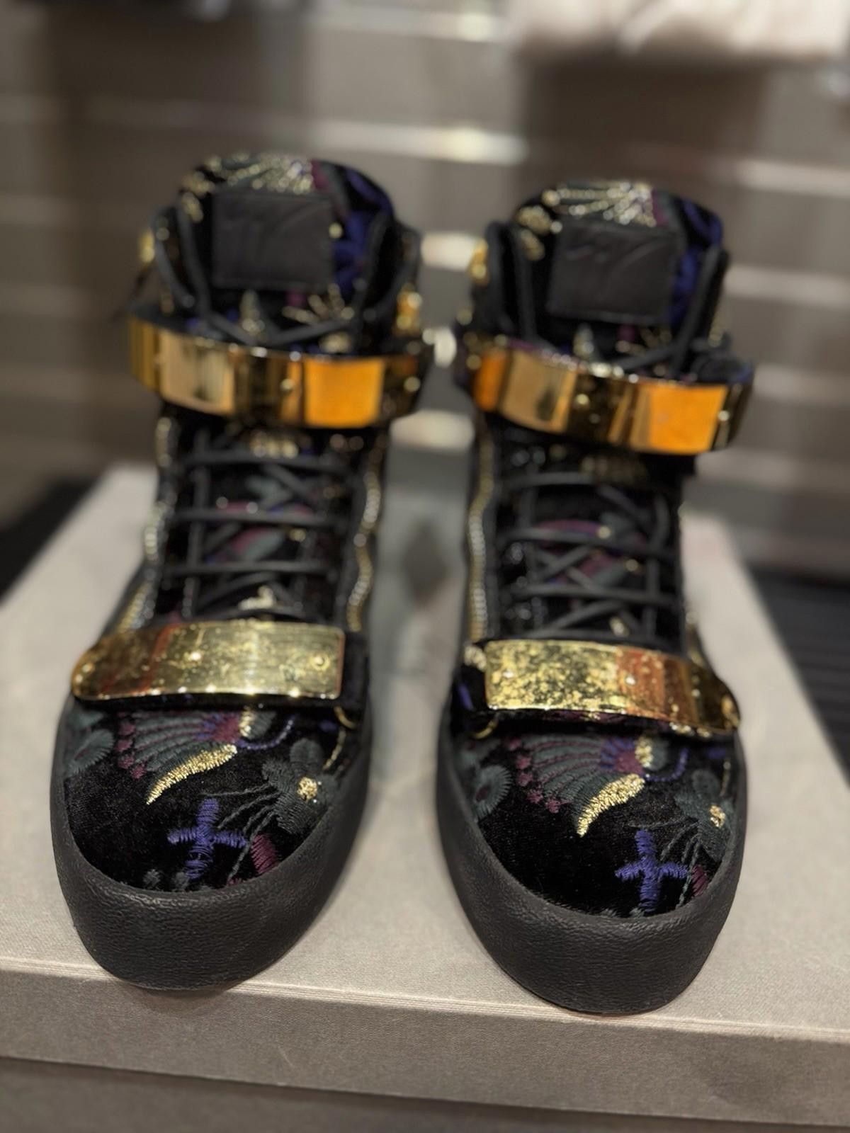 Giuseppe Zanotti Guissepe Zanotti Mens High-Top Shoes Size EU44 US11 $995 Size US 11 / EU 44 - 3 Thumbnail