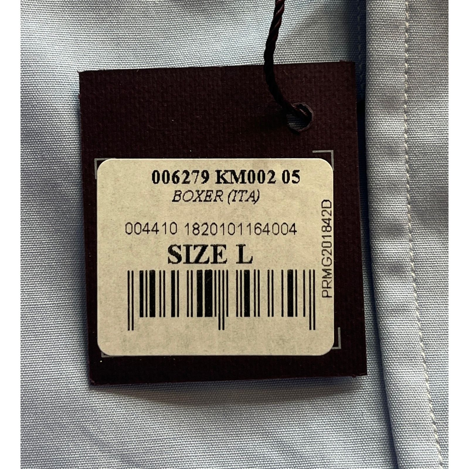 Isaia 10-8 ISAIA Men's Underwear Boxers Blue Large Size 38 - 9 Thumbnail