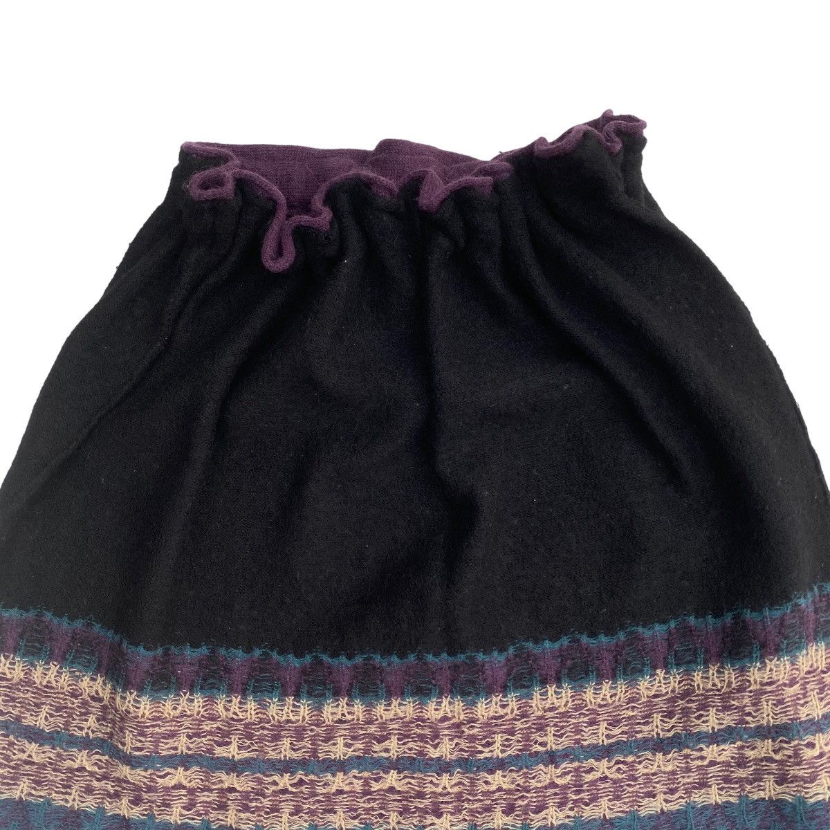 Yohji Yamamoto 💕Iconic Rare Y’s by YOHJI YAMAMOTO Tie Belt OS Wool Skirt Size 28" / US 6 / IT 42 - 5 Thumbnail