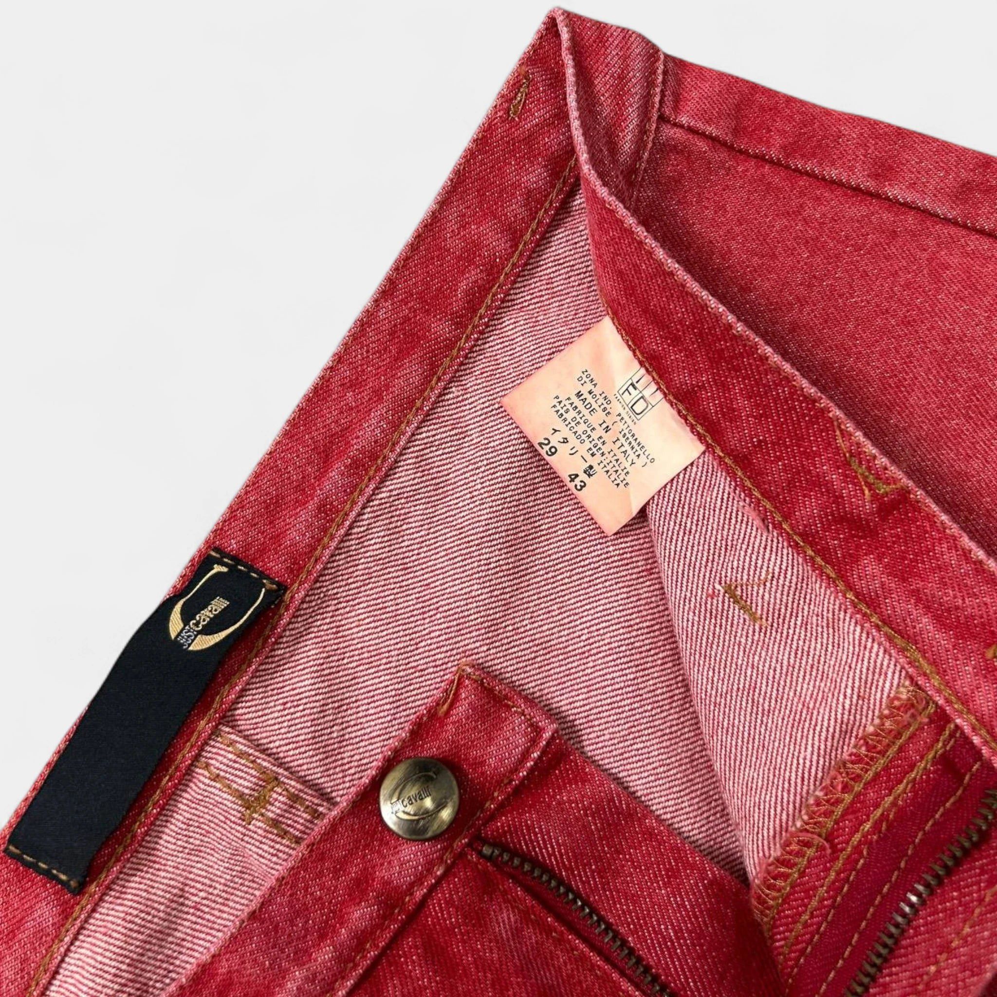 Just Cavalli Just Cavalli 2000s Disco Flared Jeans Size ONE SIZE - 5 Thumbnail