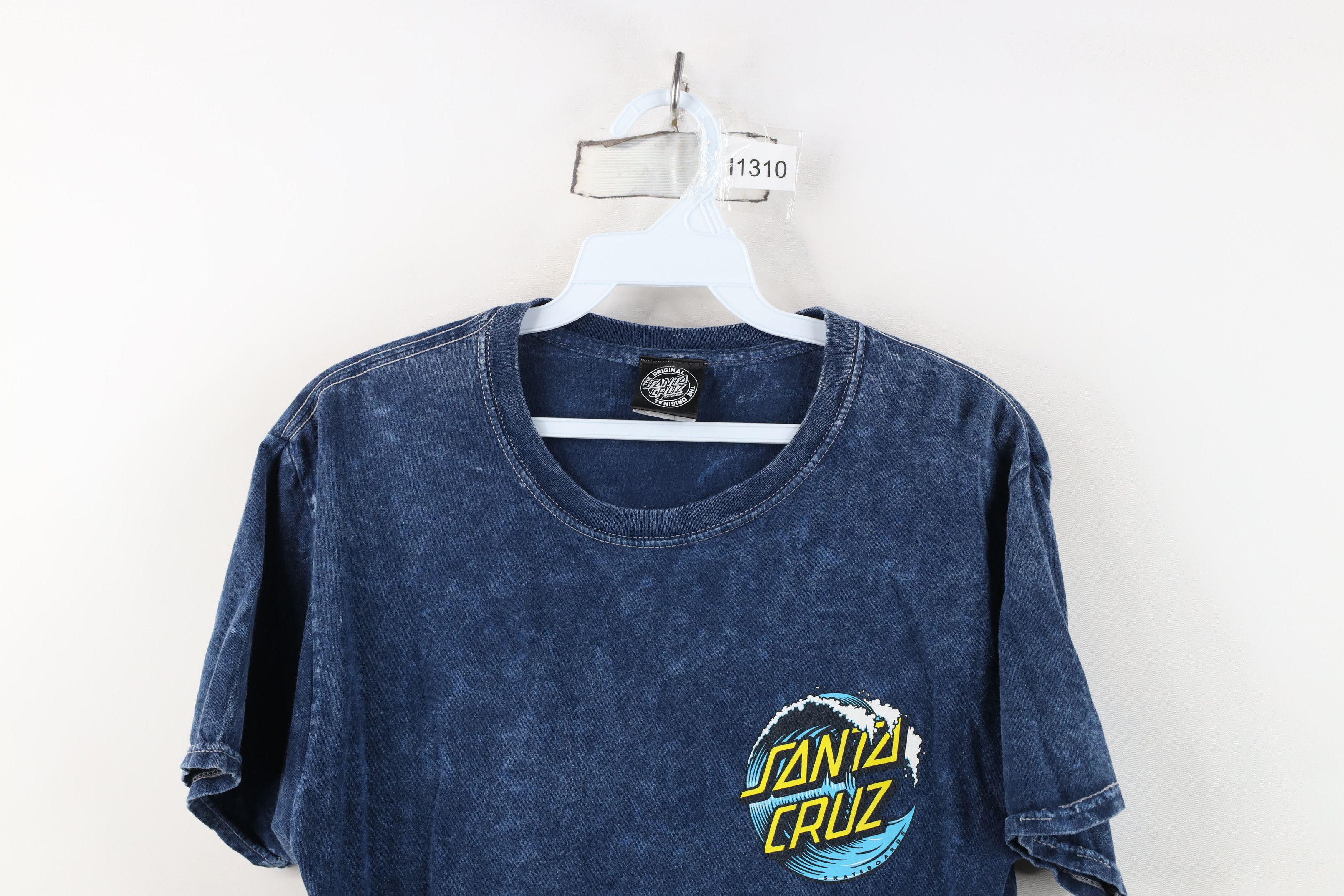 Santa Cruz Skateboards Vintage Y2K Santa Cruz Skateboards Acid Wash Surfing T-Shirt Size US S / EU 44-46 / 1 - 2 Thumbnail