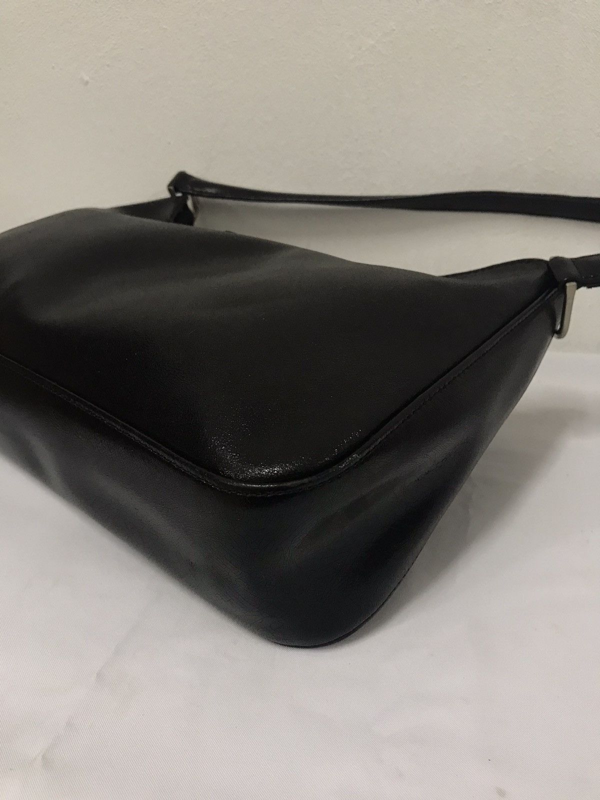 Leather Handbag Longchamp Black