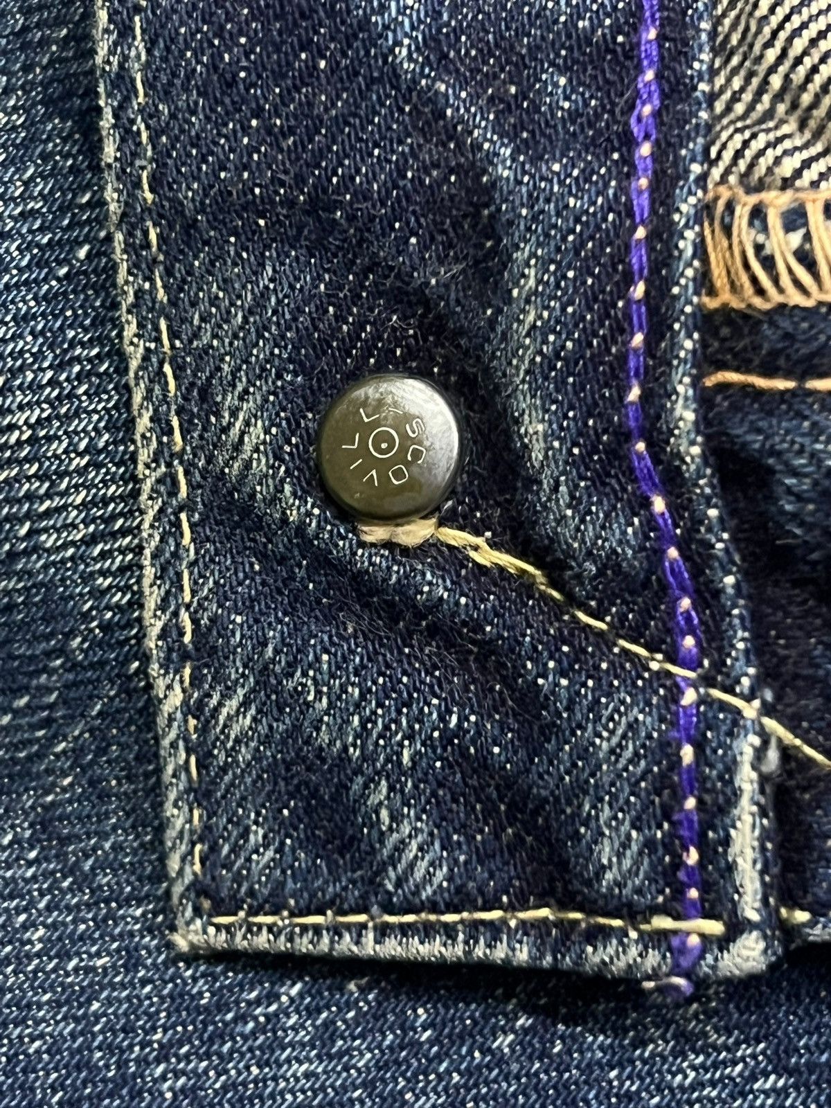 Evisu Baggy Vintage 90s Japanese Selvedge Denim “Osaka-inspired” Size US 32 / EU 48 - 14 Thumbnail