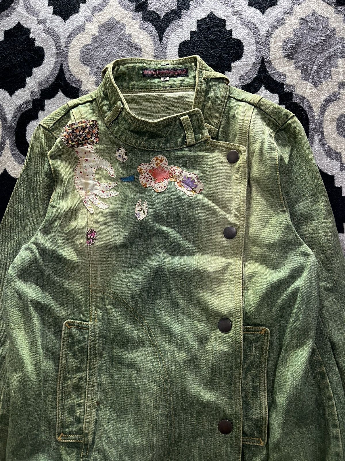 PPFM 2000s put on parcae’s clothing denim jacket Size US M / EU 48-50 / 2 - 3 Thumbnail