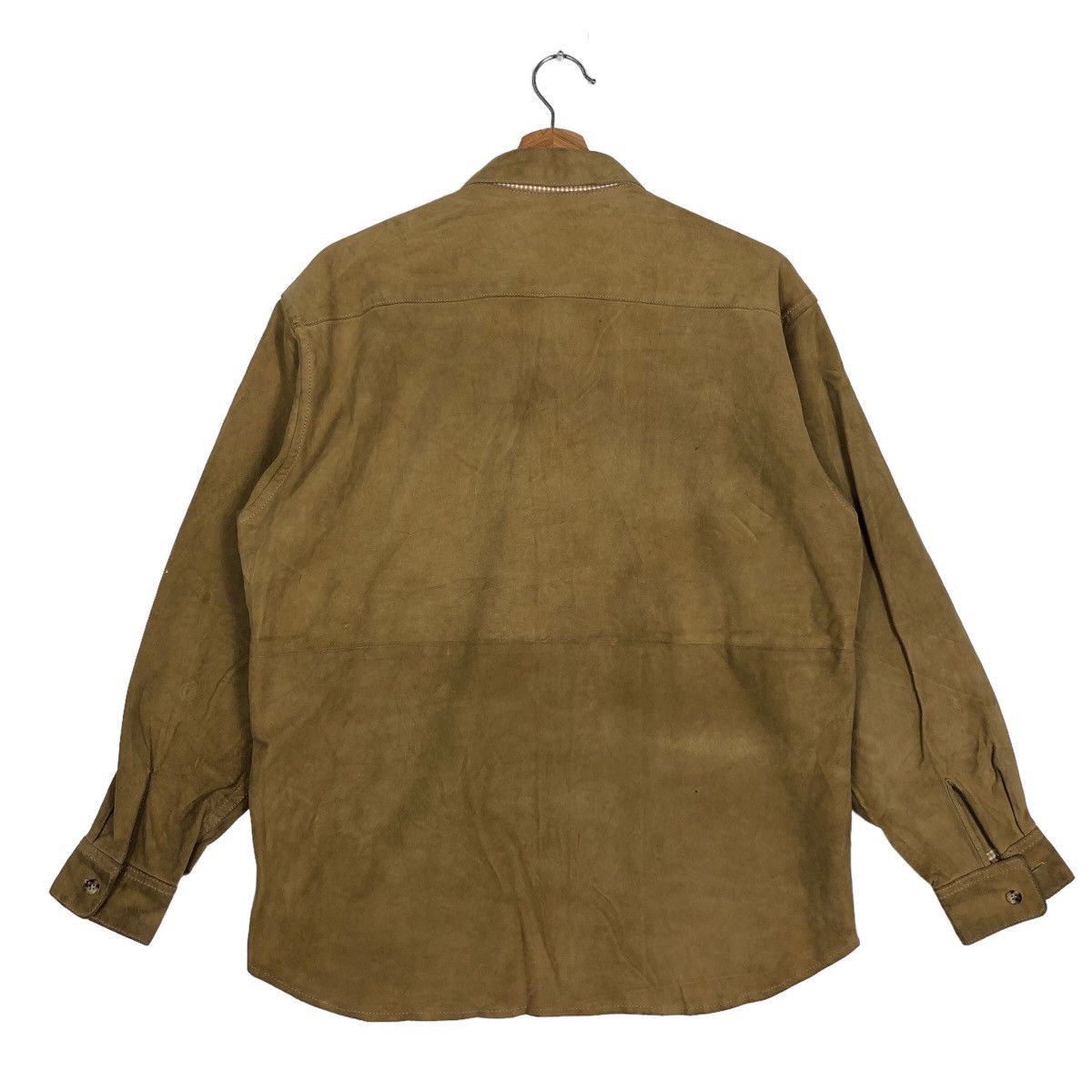 Issey Miyake 🔥90’s Vintage Suede Leather Jacket Mademoiselle NON NON Size US M / EU 48-50 / 2 - 8 Thumbnail