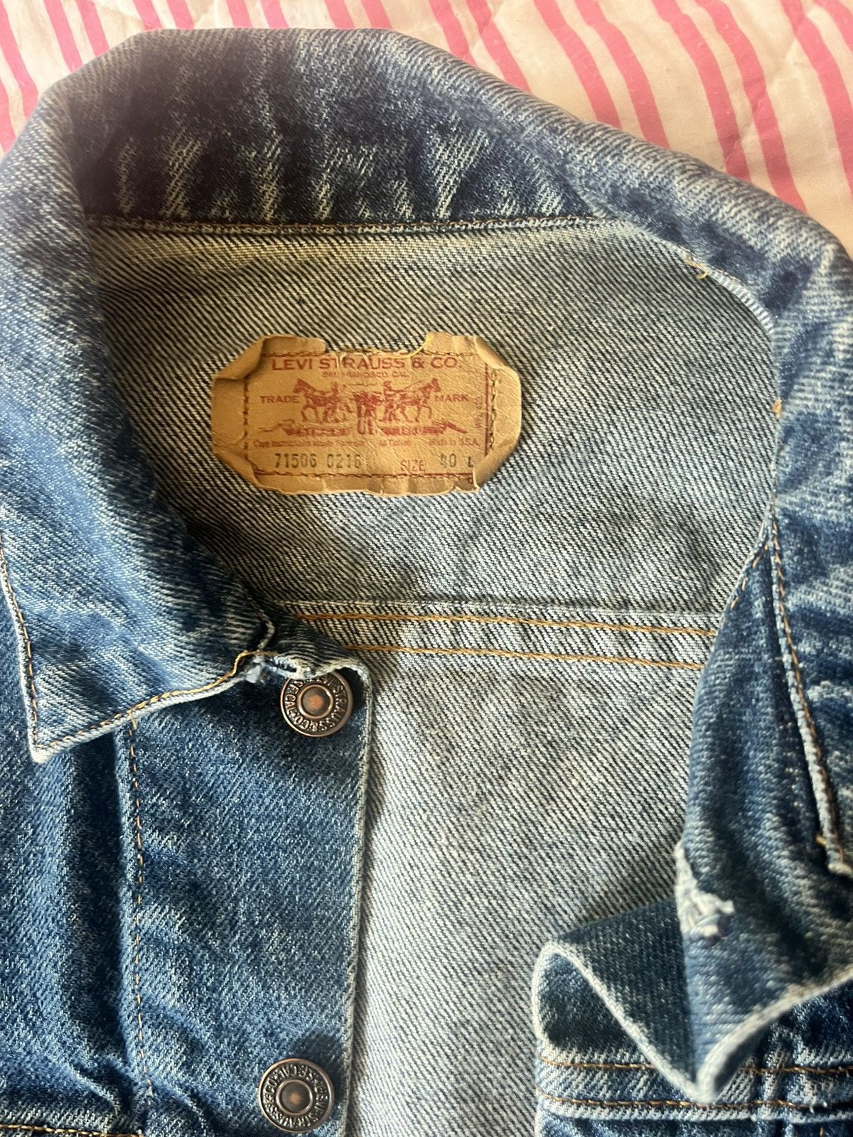 Levi's Vintage Clothing Levi’s vintage denim jacket Size M / US 6-8 / IT 42-44 - 3 Thumbnail
