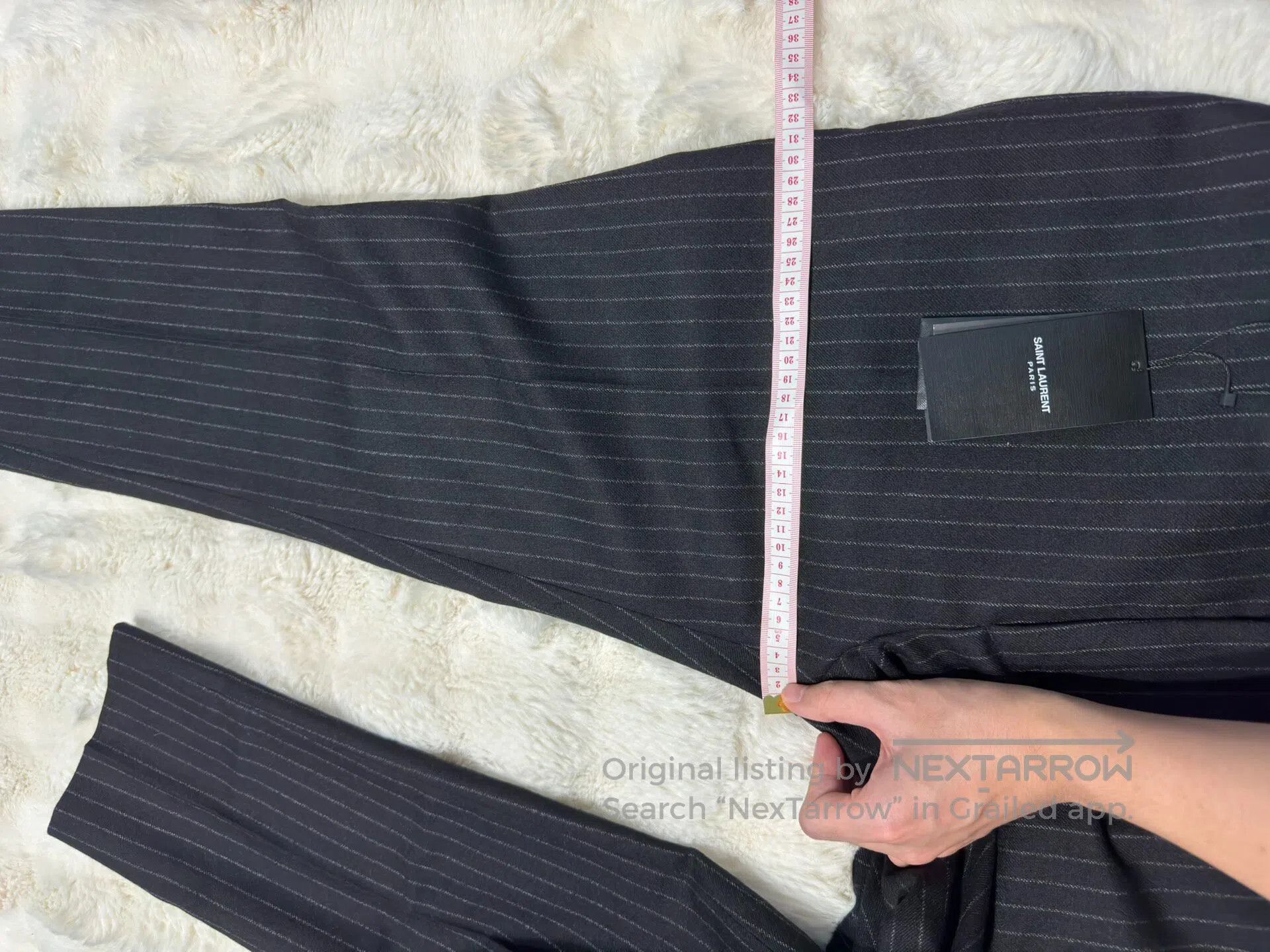 Saint Laurent Paris Saint Laurent Paris Men's dress pants medium weight| Size US 32 / EU 48 - 8 Thumbnail