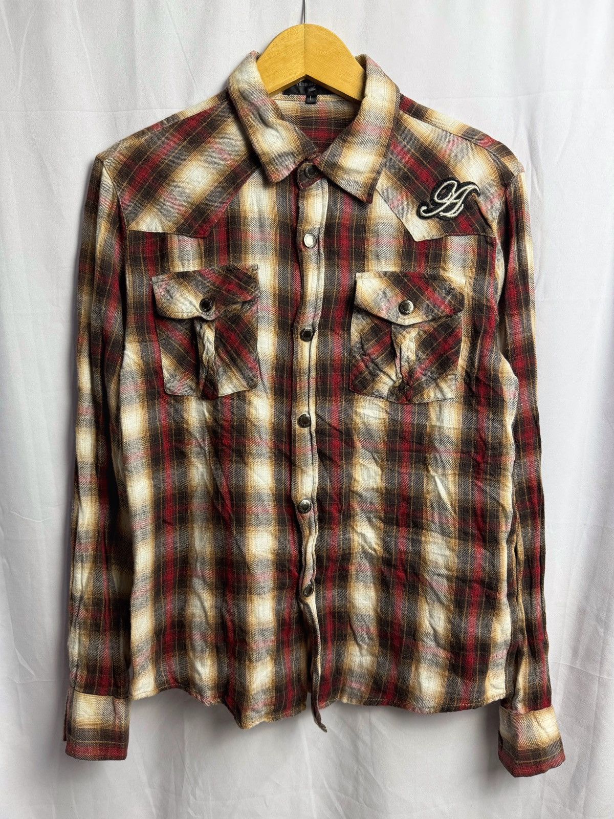 Hysteric Glamour × If Six Was Nine × Japanese Brand In The Attic Poem Skulls Button Shirt Size US M / EU 48-50 / 2 - 2 Thumbnail
