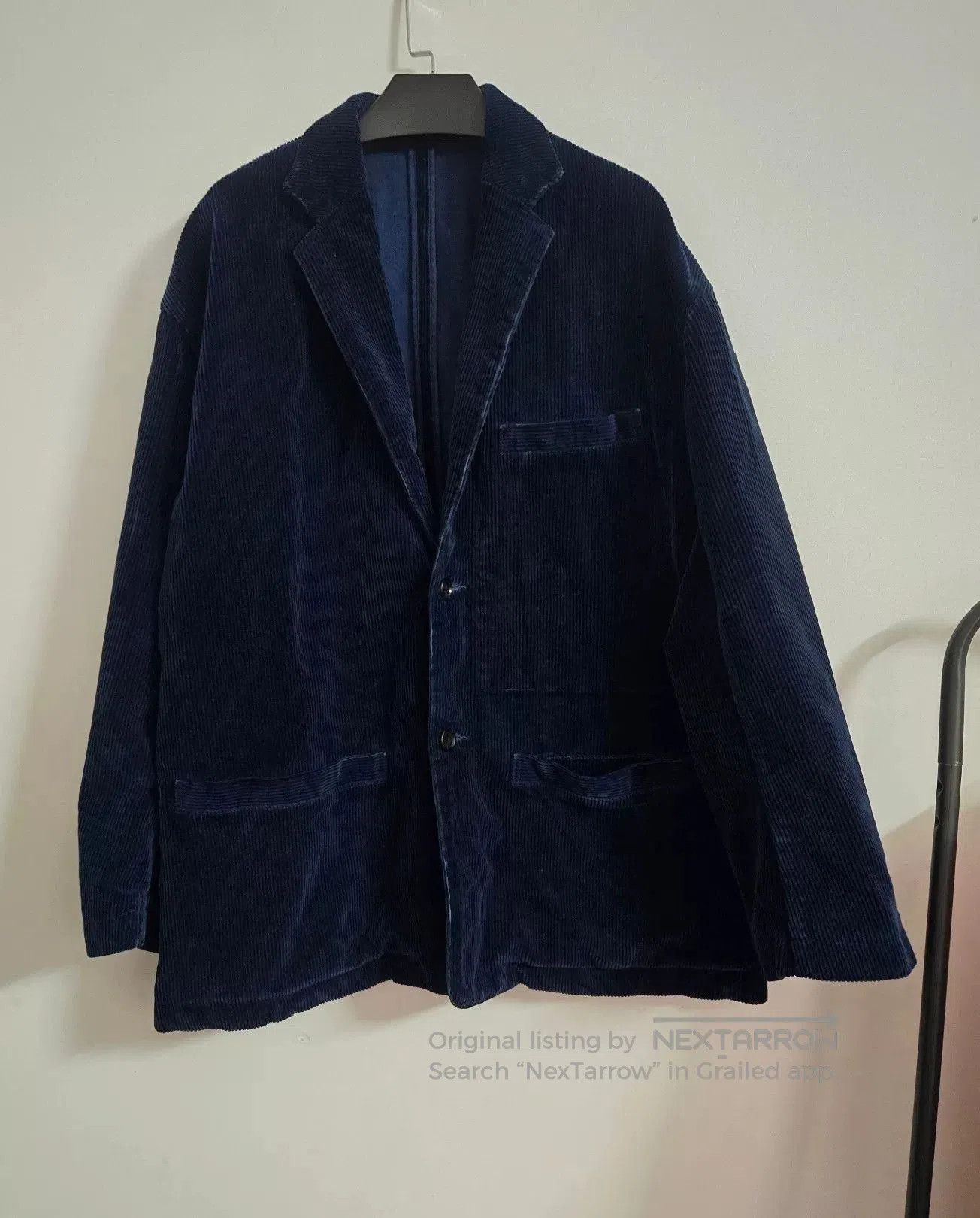 Porter Classic Porter Classic Blue Velvet Corduroy Jacket. Size US L / EU 52-54 / 3 - 2 Thumbnail