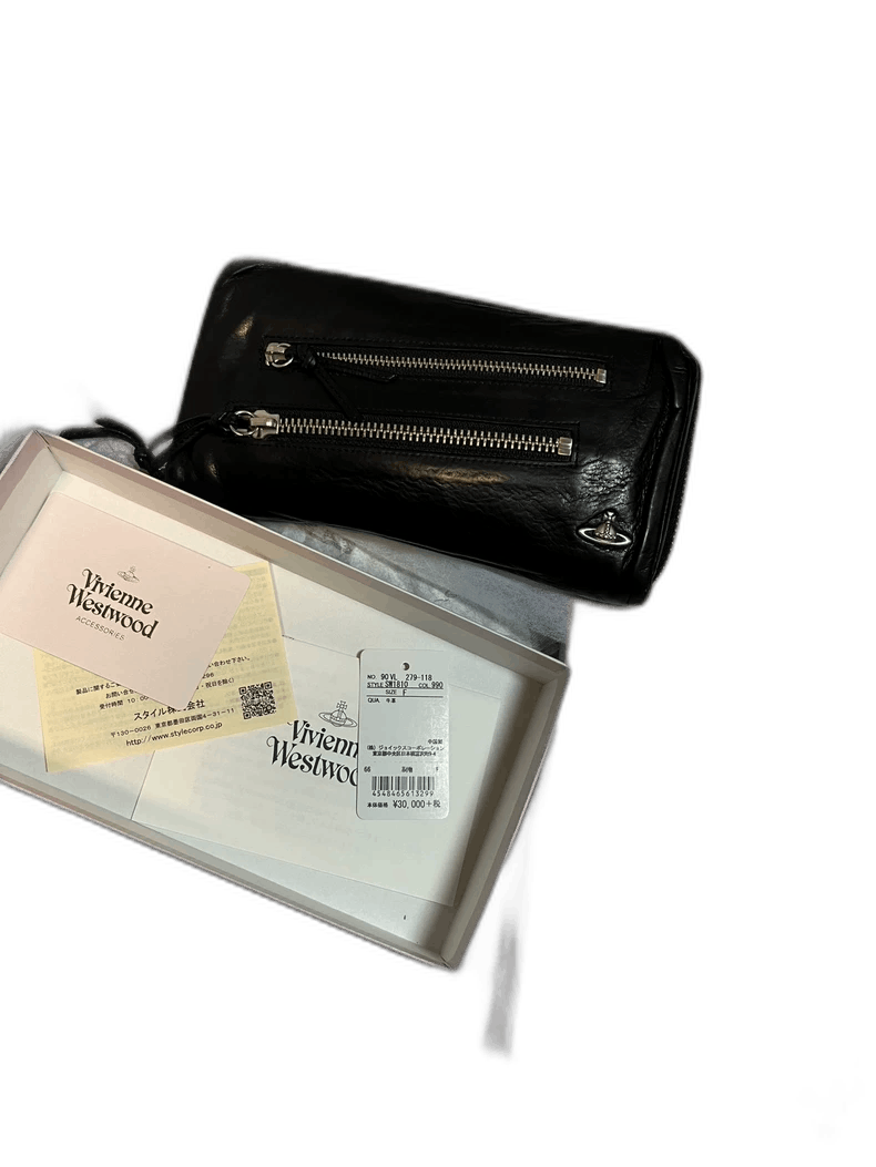 Vivienne Westwood Vivienne Westwood Long Zip Wallet Black Size ONE SIZE - 7 Thumbnail